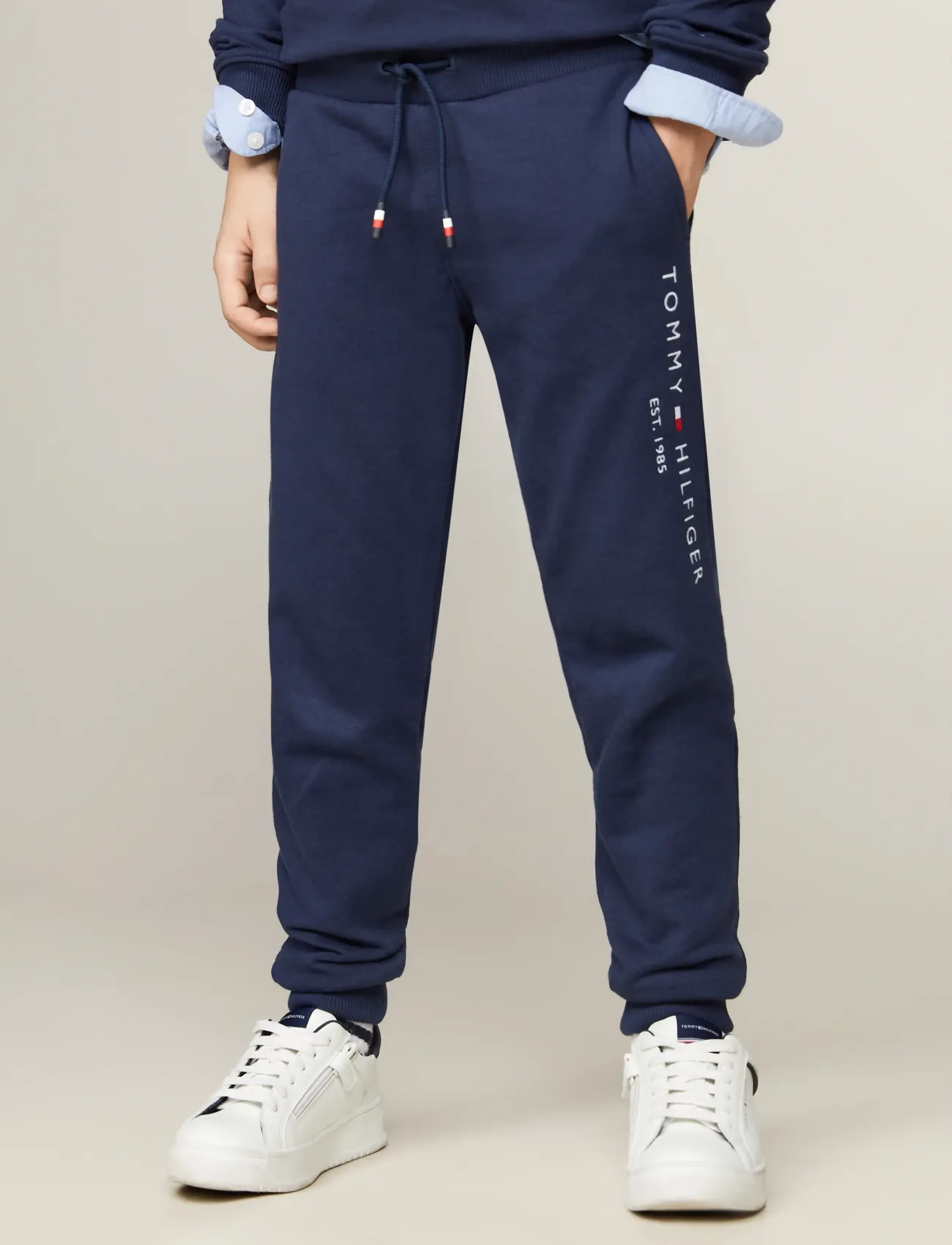 Tommy Hilfiger ESSENTIAL SWEATPANTS - Jogginghosen - TWILIGHT NAVY / blue