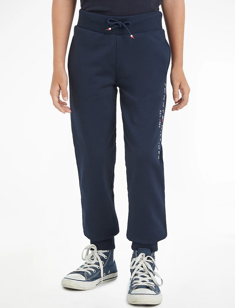 Tommy Hilfiger - ESSENTIAL SWEATPANTS - jogginghosen - twilight navy - 0