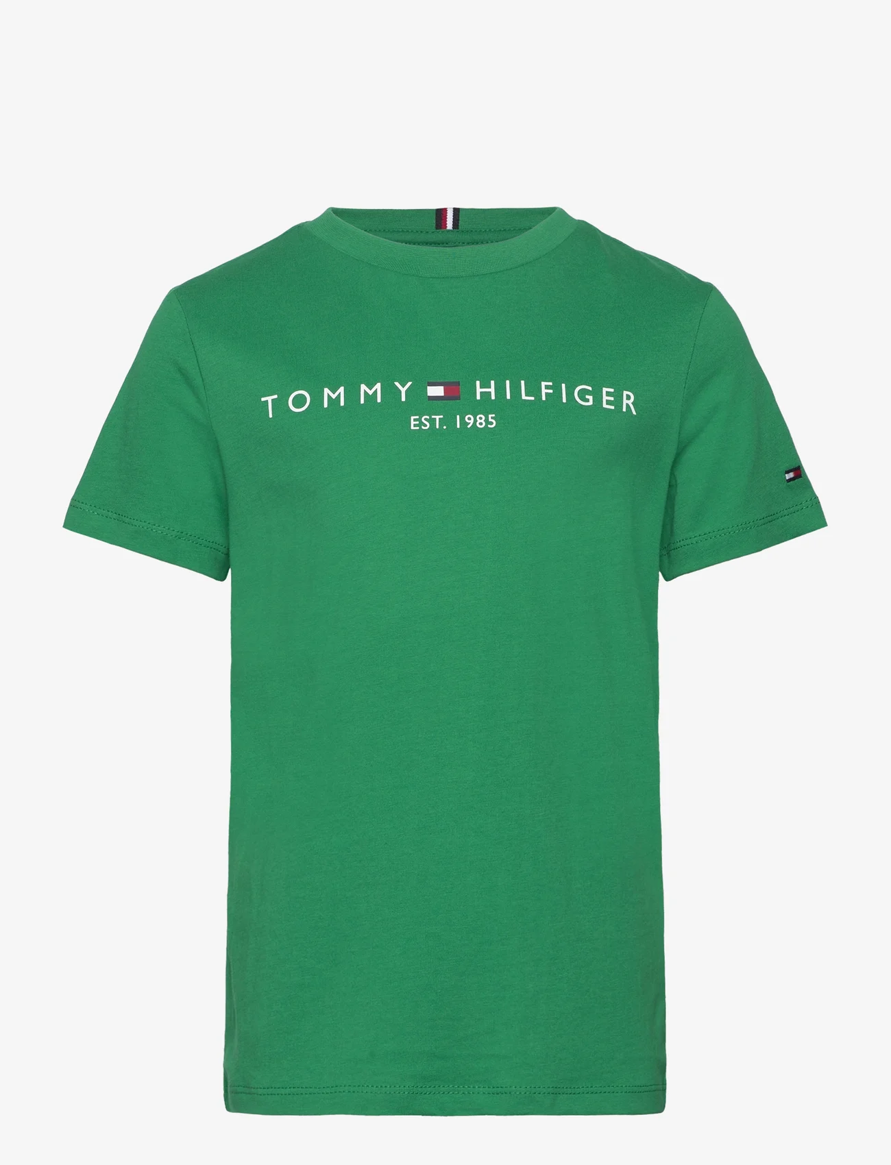 Tommy Hilfiger - U ESSENTIAL TEE S/S - kortærmede t-shirts - olympic green - 0