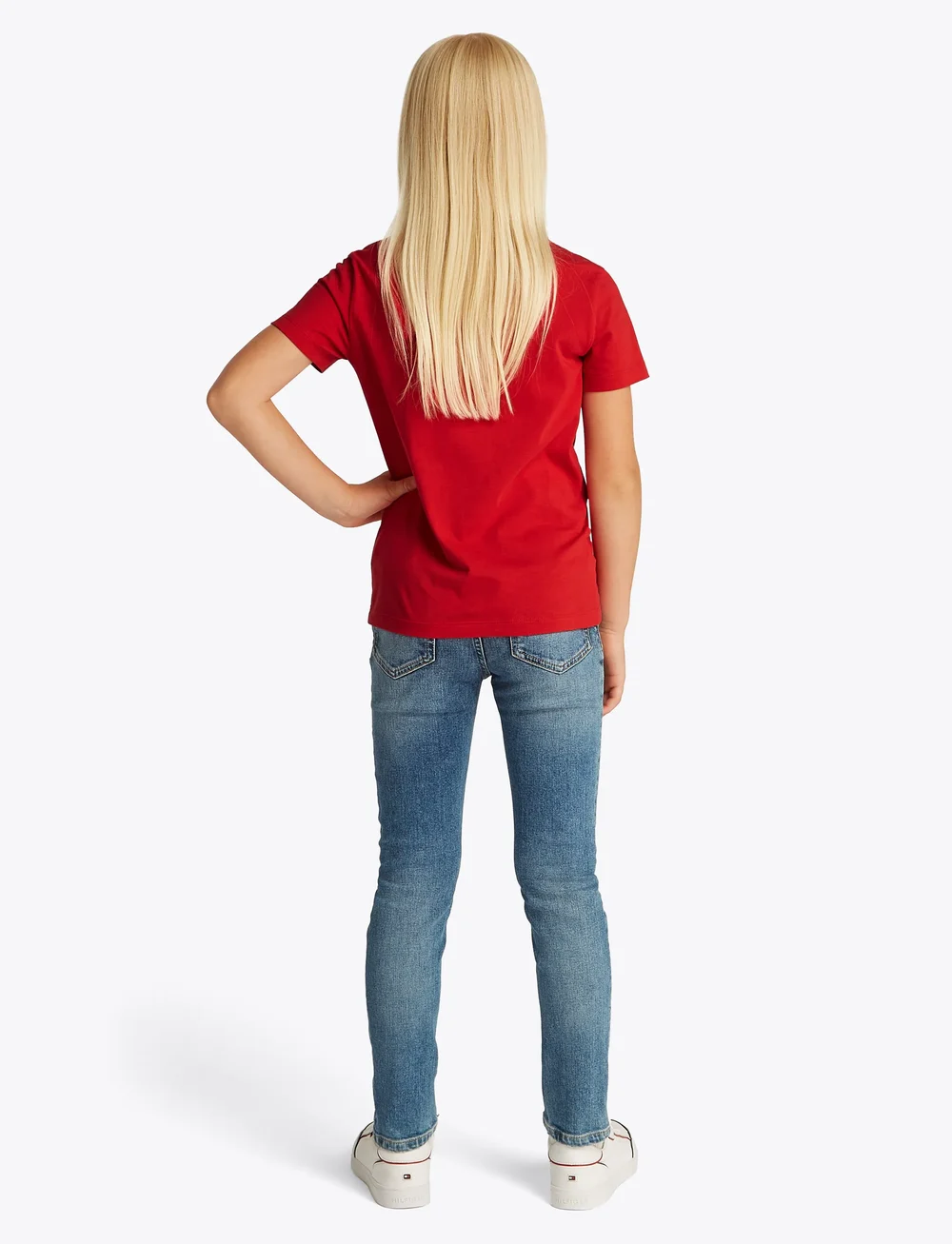Tommy Hilfiger - U CORP LOGO ESS TEE SS - lyhythihaiset t-paidat - primary red - 5
