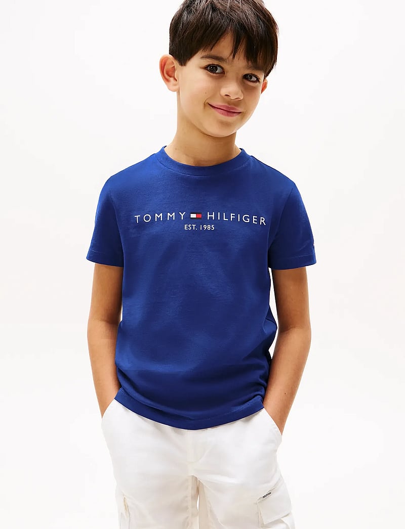Tommy Hilfiger - U ESSENTIAL TEE S/S - kurzärmelige - wedge blue - 0