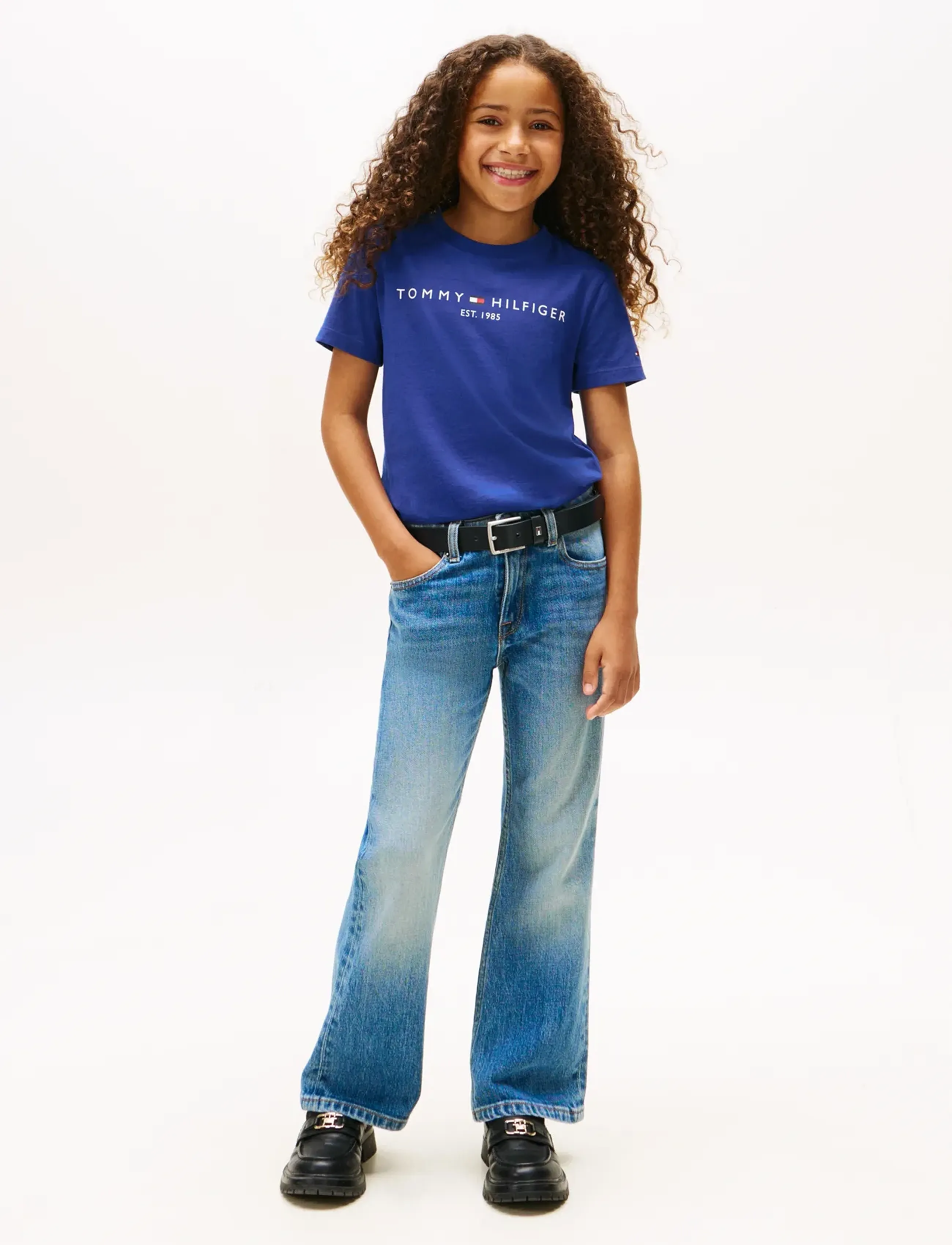 Tommy Hilfiger - U CORP LOGO ESS TEE SS - wedge blue - 5