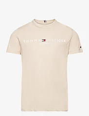 Tommy Hilfiger - U ESSENTIAL TEE S/S - kortärmade t-shirts - white clay - 0