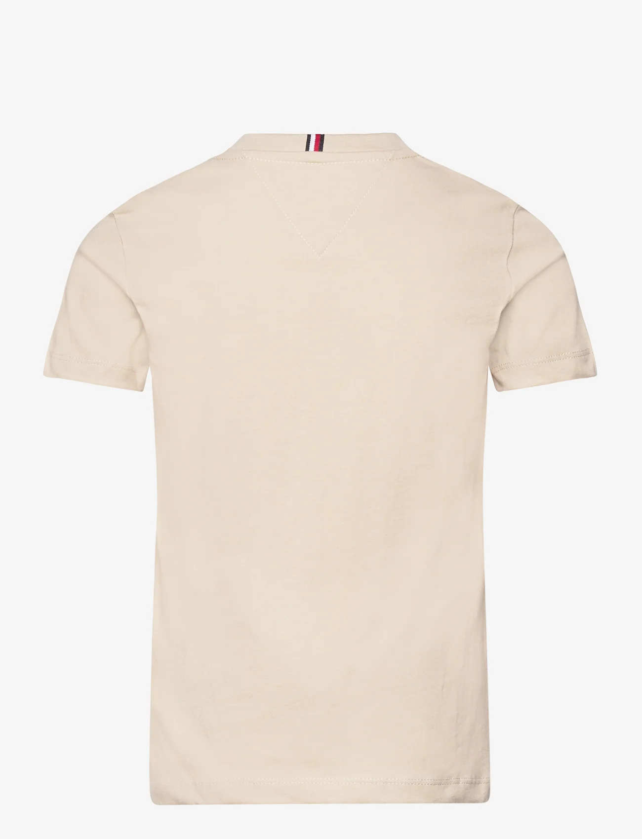 Tommy Hilfiger - U ESSENTIAL TEE S/S - kortærmede t-shirts - white clay - 1