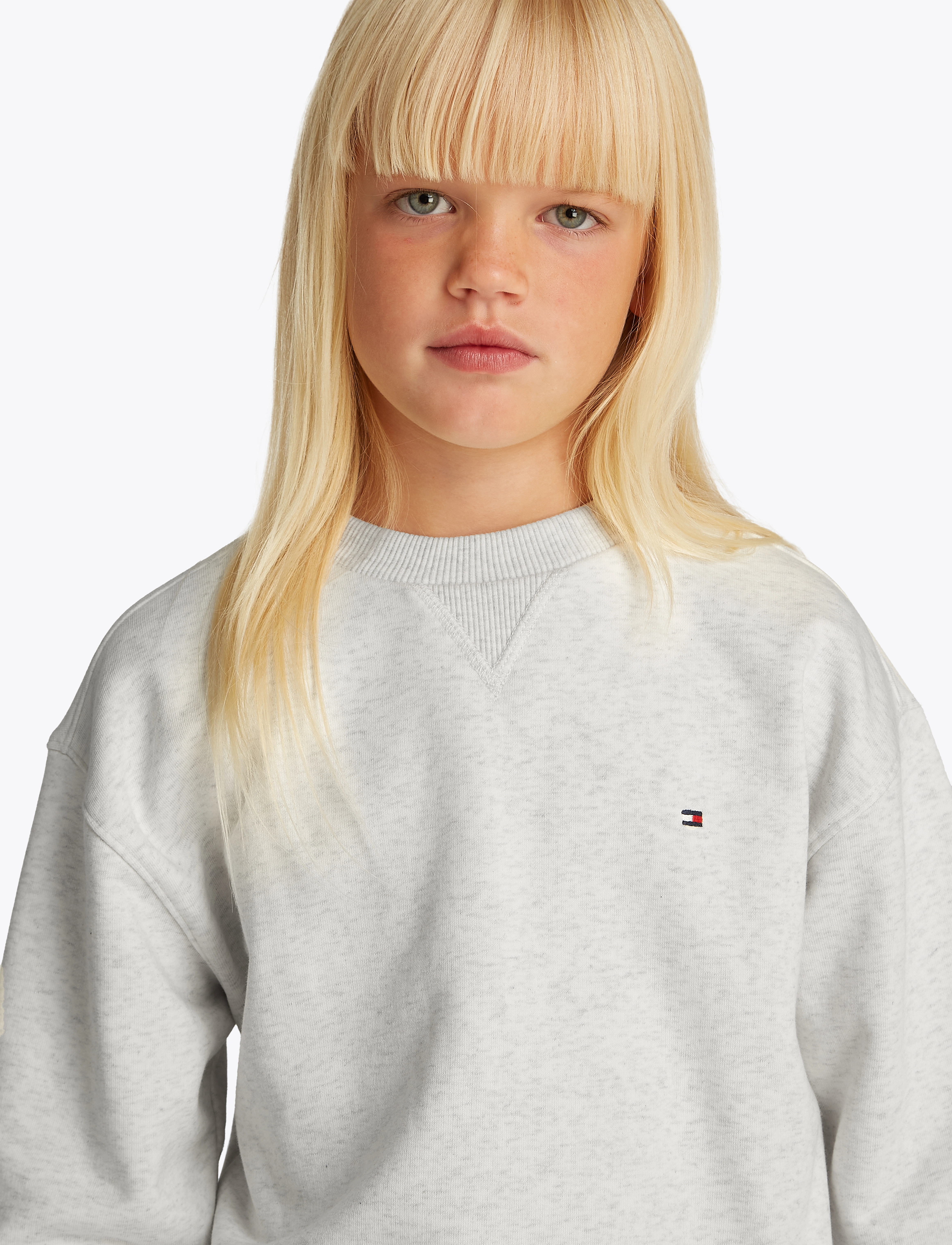 Tommy Hilfiger - U TIMELESS SWEATSHIRT - snow white heather - 3