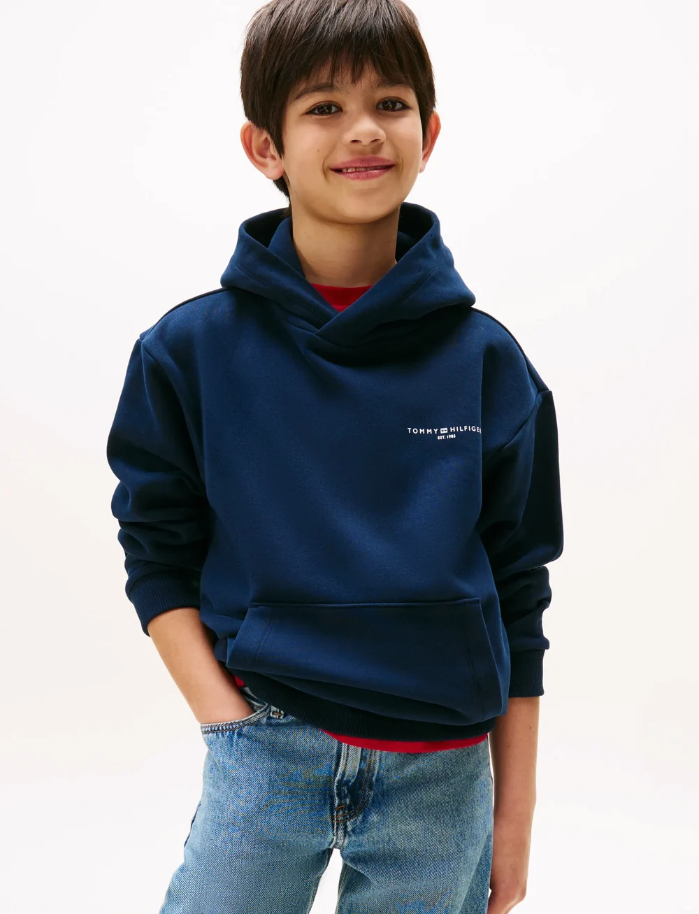 Tommy Hilfiger - MINI CORP HOODIE - hupparit - dark night navy - 5