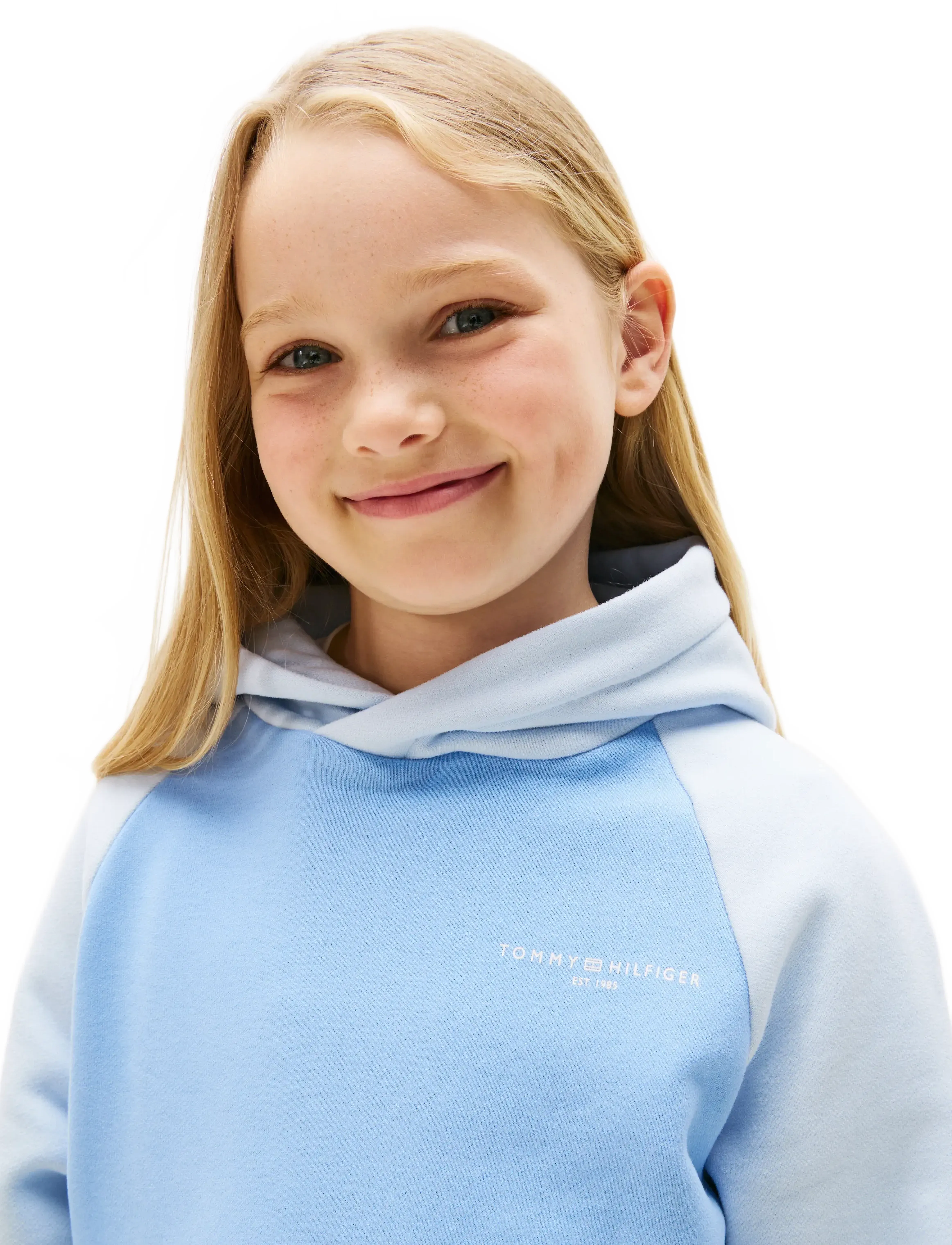 Tommy Hilfiger - MINI CORP LOGO HOODIE - kapuzenpullover - cloudy blue colourblock - 3