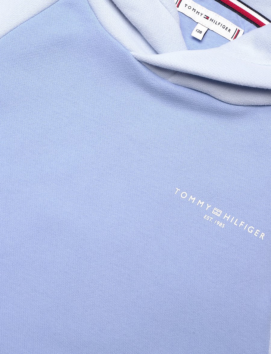 Tommy Hilfiger - MINI CORP LOGO HOODIE - kapuzenpullover - cloudy blue colourblock - 4