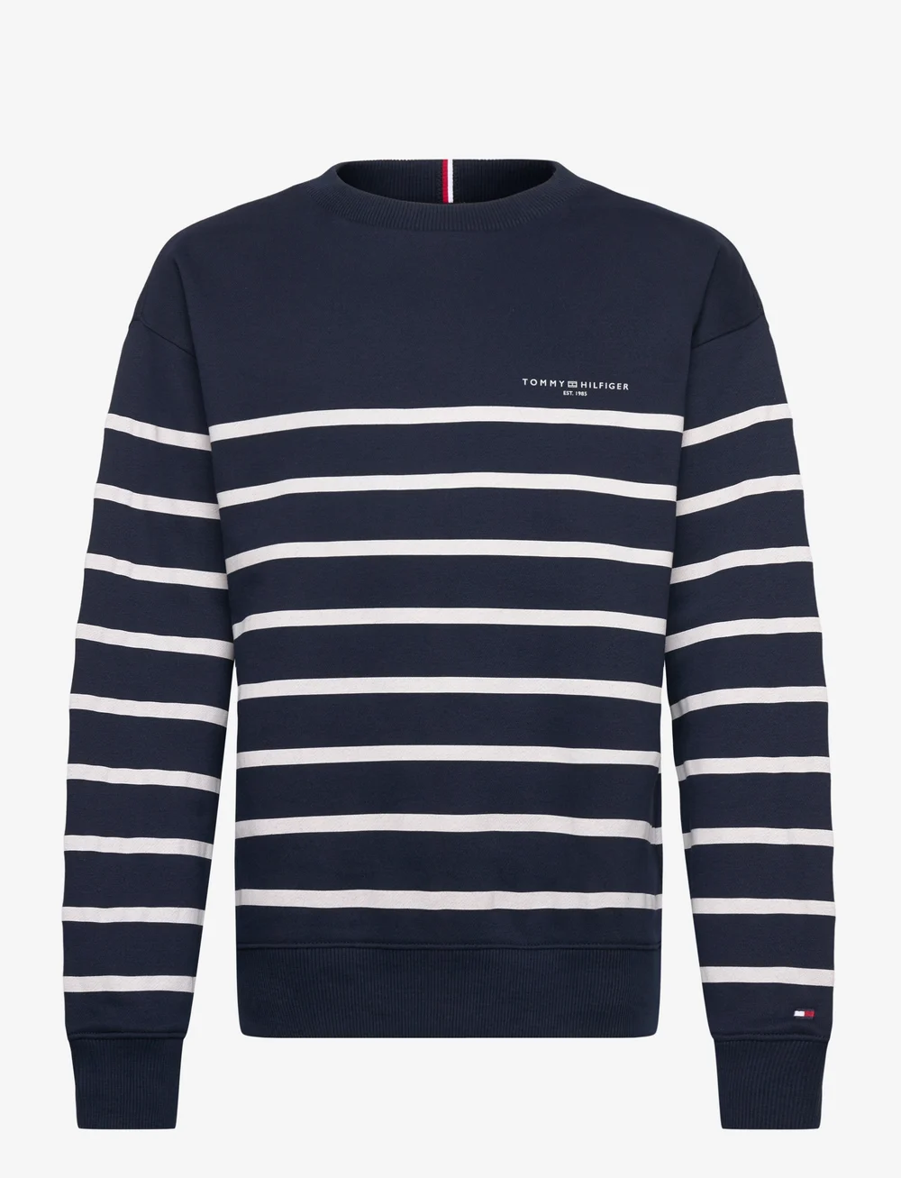 Tommy Hilfiger - MINI CORP STRIPE CREW NECK - sweatshirts - dark night navy stripe - 0