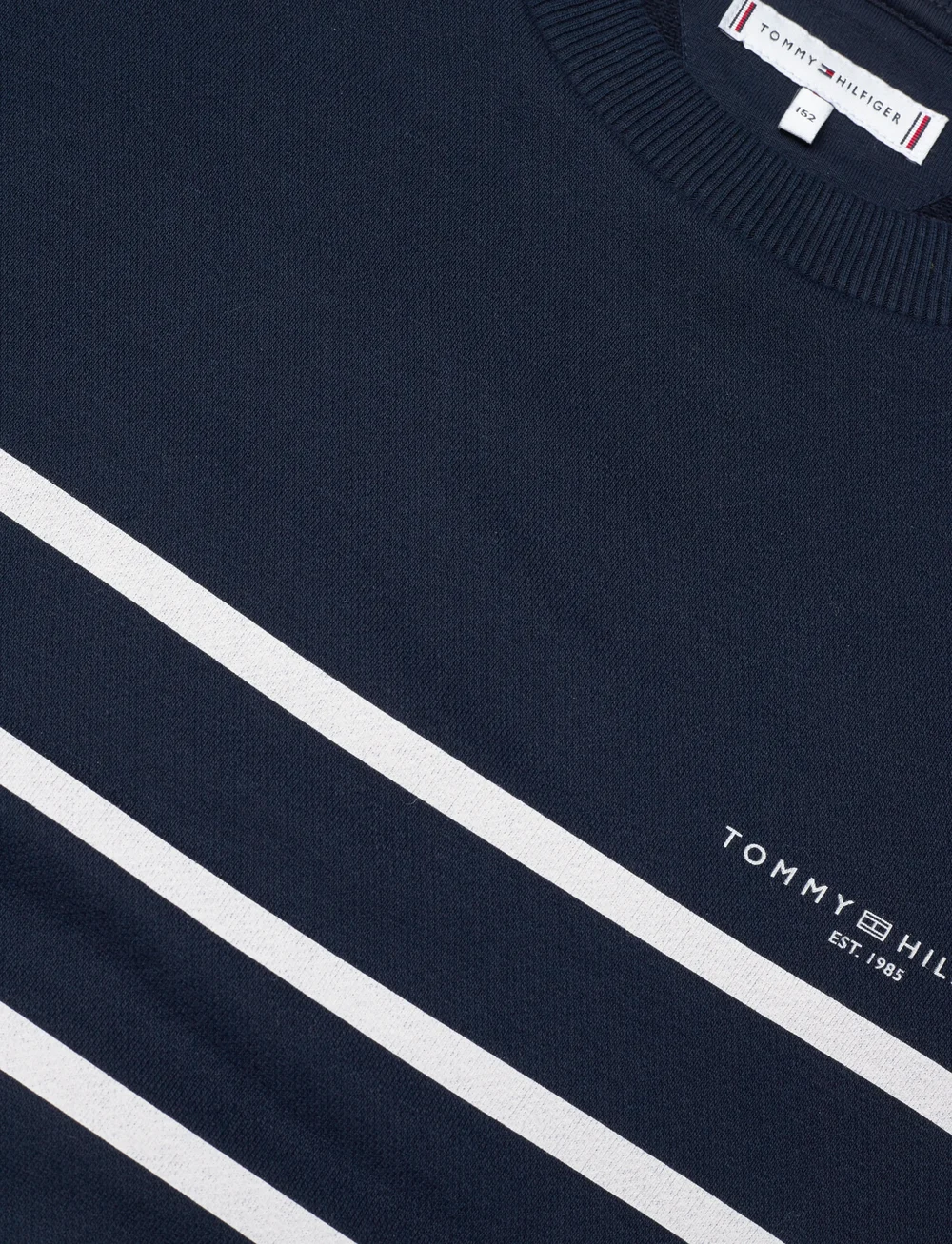 Tommy Hilfiger - MINI CORP STRIPE CREW NECK - sweatshirts - dark night navy stripe - 5