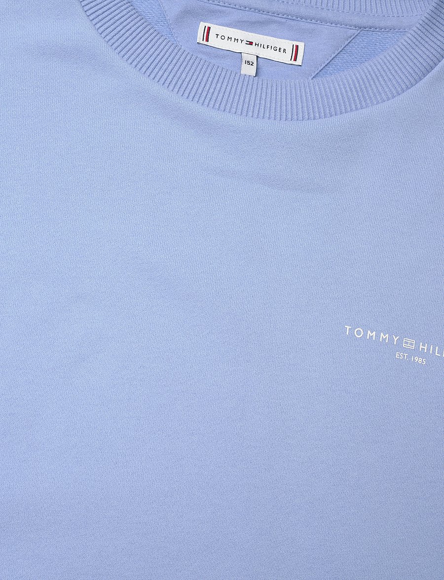 Tommy Hilfiger - MINI CORP C-NECK SWEATSHIRT - dressipluusid - cloudy blue - 4