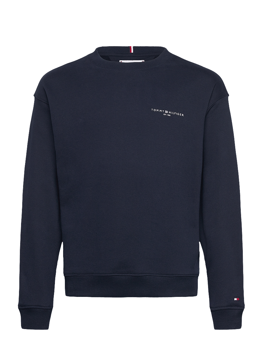 Tommy Hilfiger - MINI CORP C-NECK SWEATSHIRT - sweatshirts - dark night navy - 0