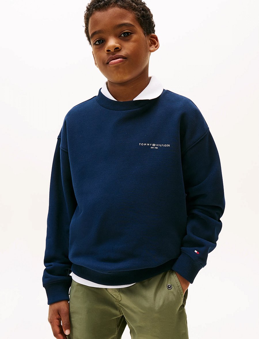 Tommy Hilfiger - MINI CORP C-NECK SWEATSHIRT - sweatshirts - dark night navy - 3