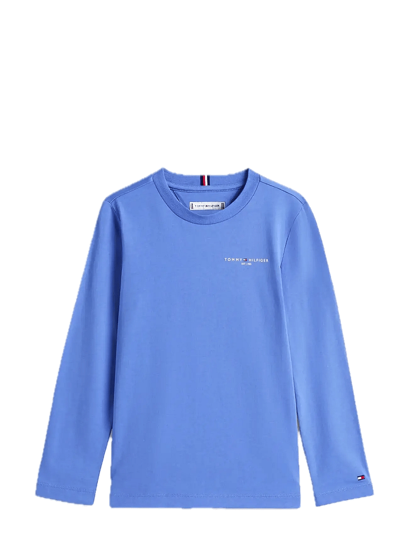 Tommy Hilfiger - MINI CORP T-SHIRT LS - långärmade t-shirts - soft sapphire - 1