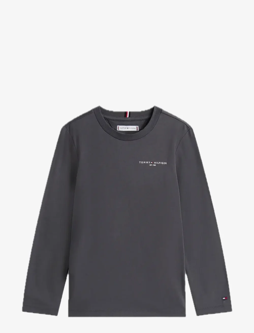 Tommy Hilfiger - MINI CORP T-SHIRT LS - långärmade t-shirts - washed black - 1