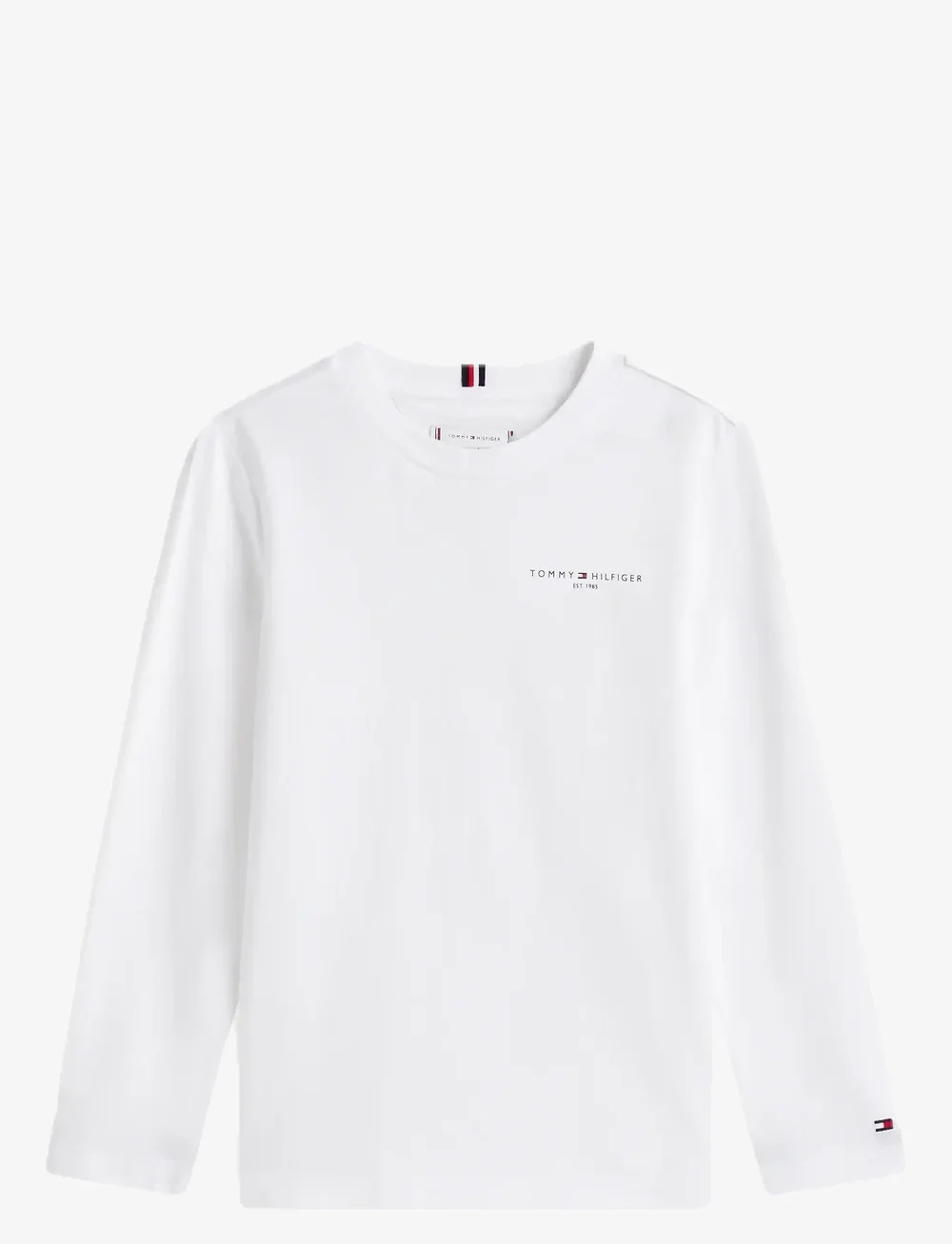 Tommy Hilfiger - MINI CORP T-SHIRT LS - long-sleeved t-shirts - white - 1