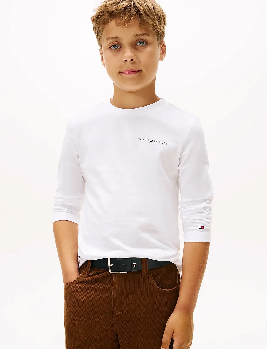 Tommy Hilfiger - MINI CORP T-SHIRT LS - langärmelig - white - 2