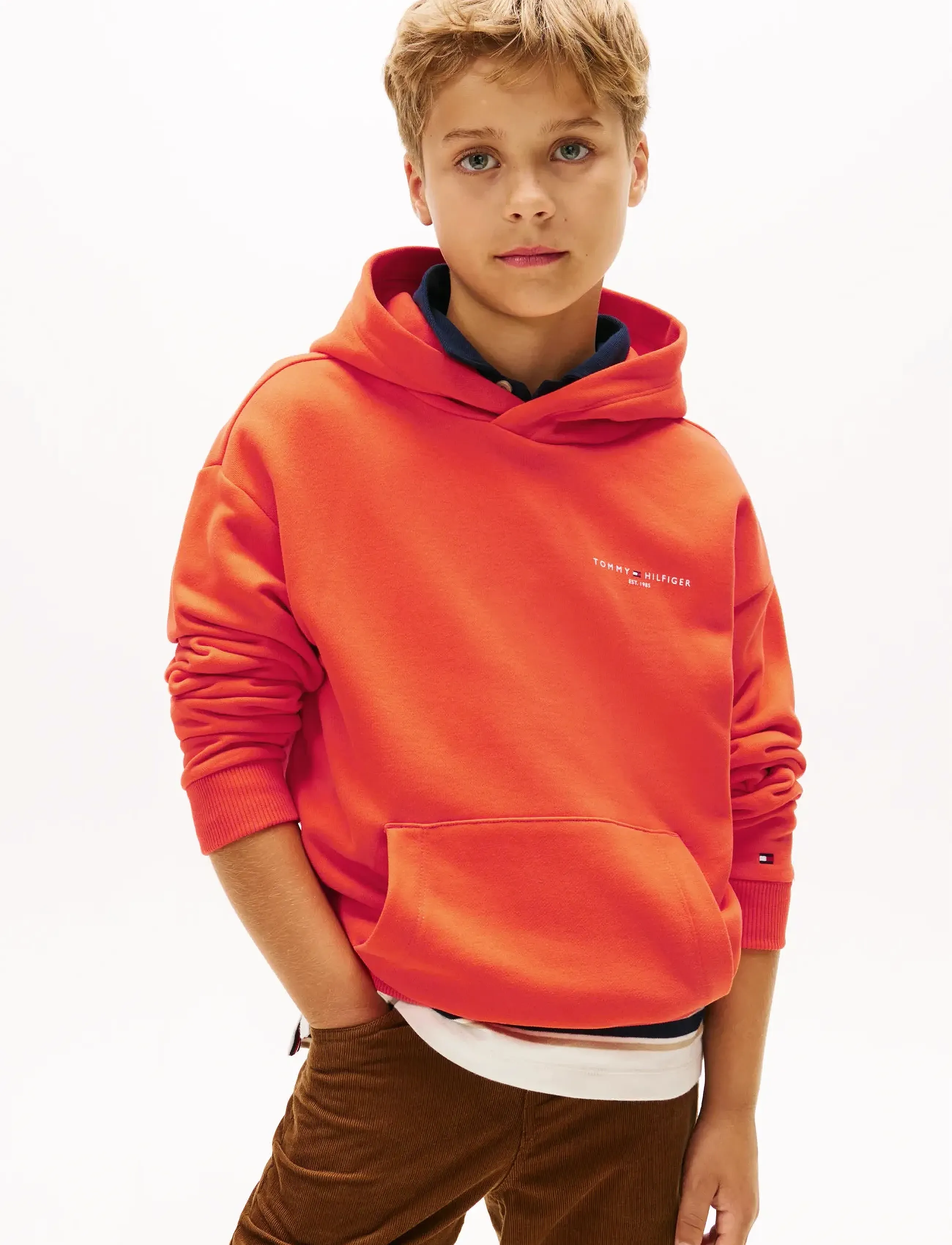 Tommy Hilfiger - MINI CORP HOODIE - bluzy z kapturem - horizon - 3