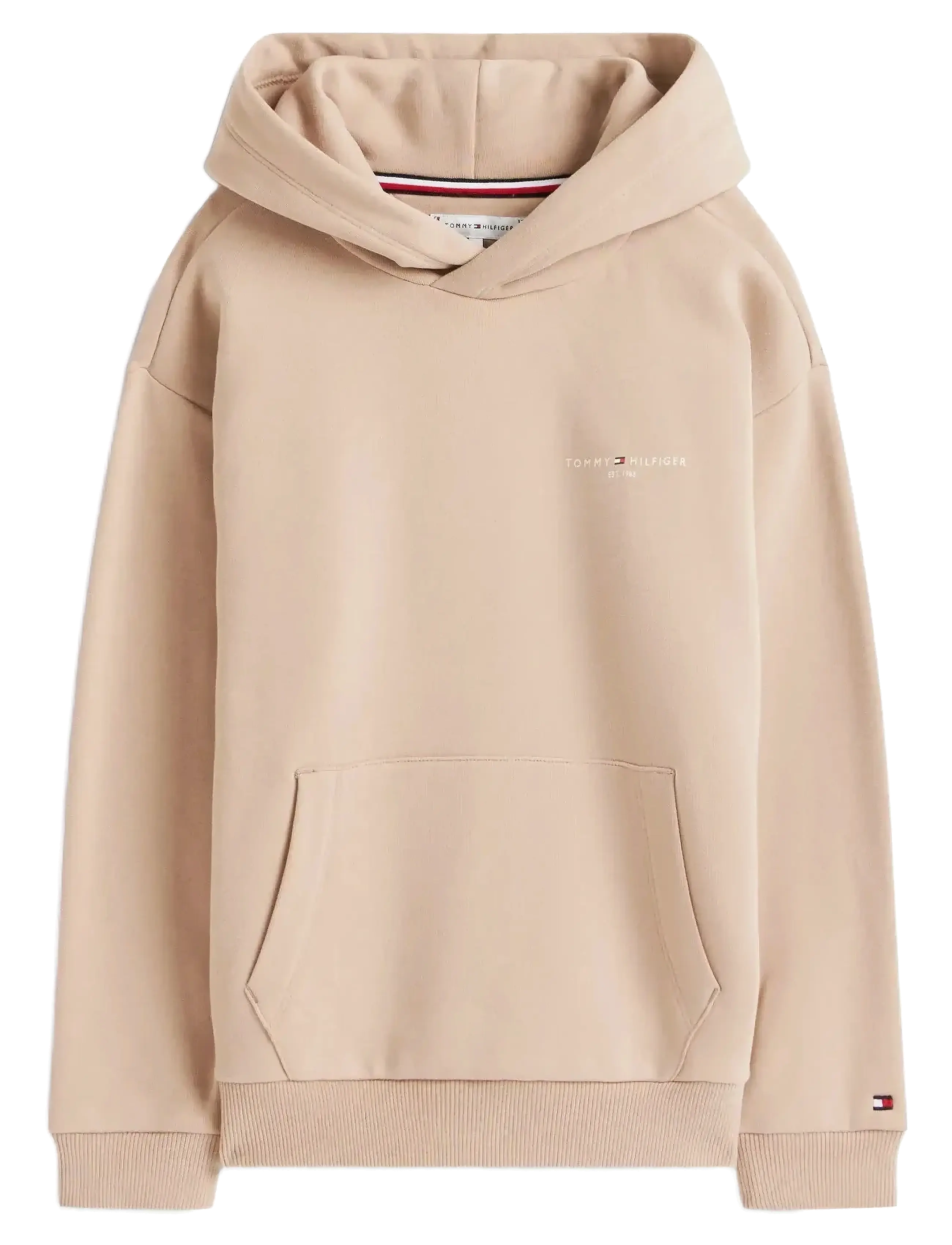 TOMMY HILFIGER Mini Corp Hoodie Beige - 116 - Kinder