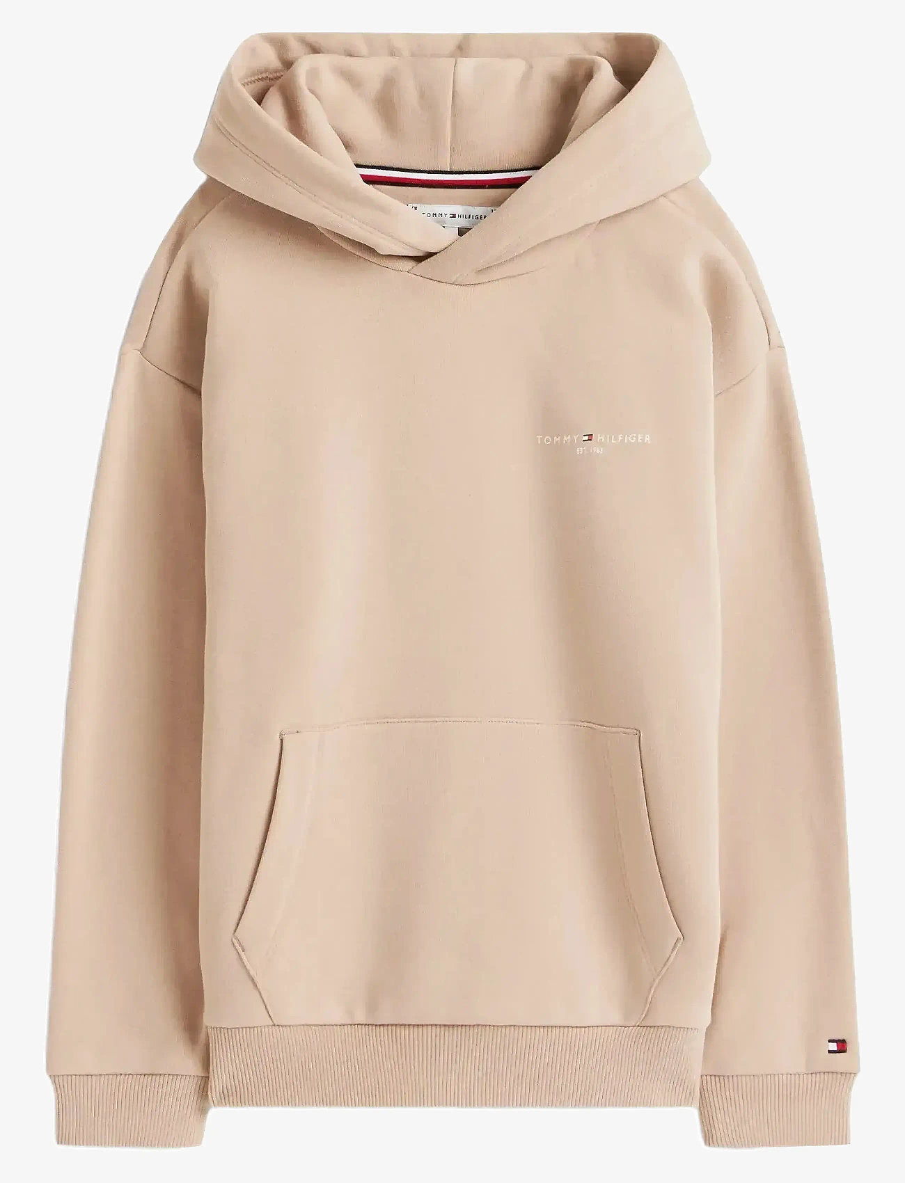 Tommy Hilfiger - MINI CORP HOODIE - huvtröjor - malted milk - 1