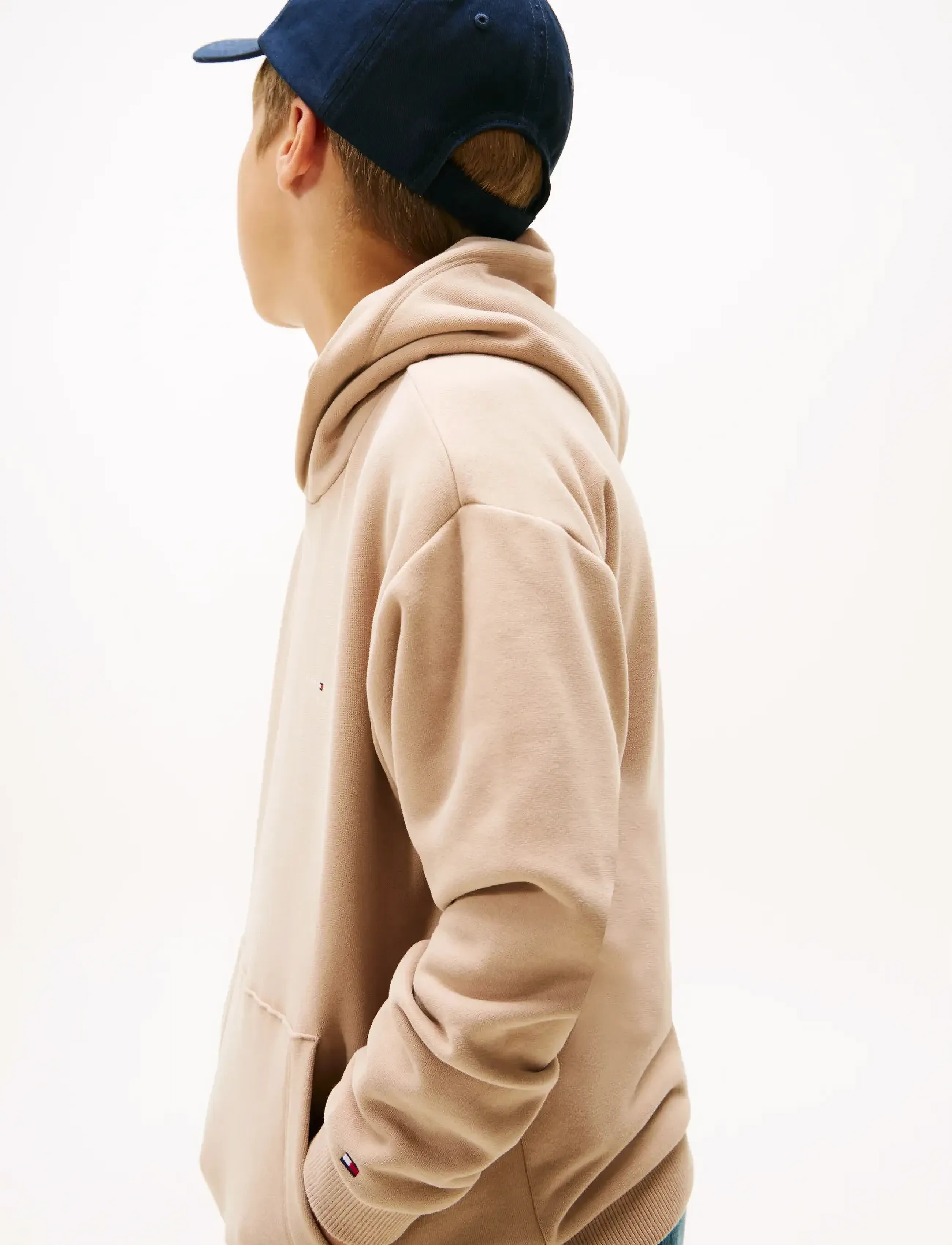 Tommy Hilfiger - MINI CORP HOODIE - hættetrøjer - malted milk - 4