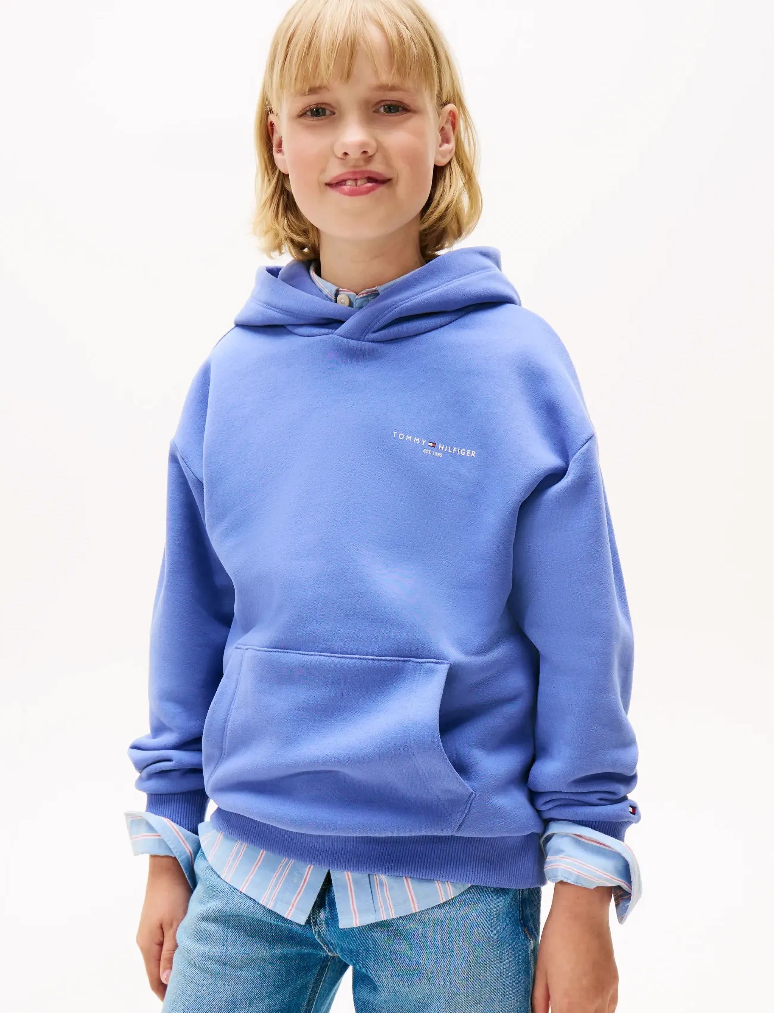 Tommy Hilfiger - MINI CORP HOODIE - hættetrøjer - soft sapphire - 3