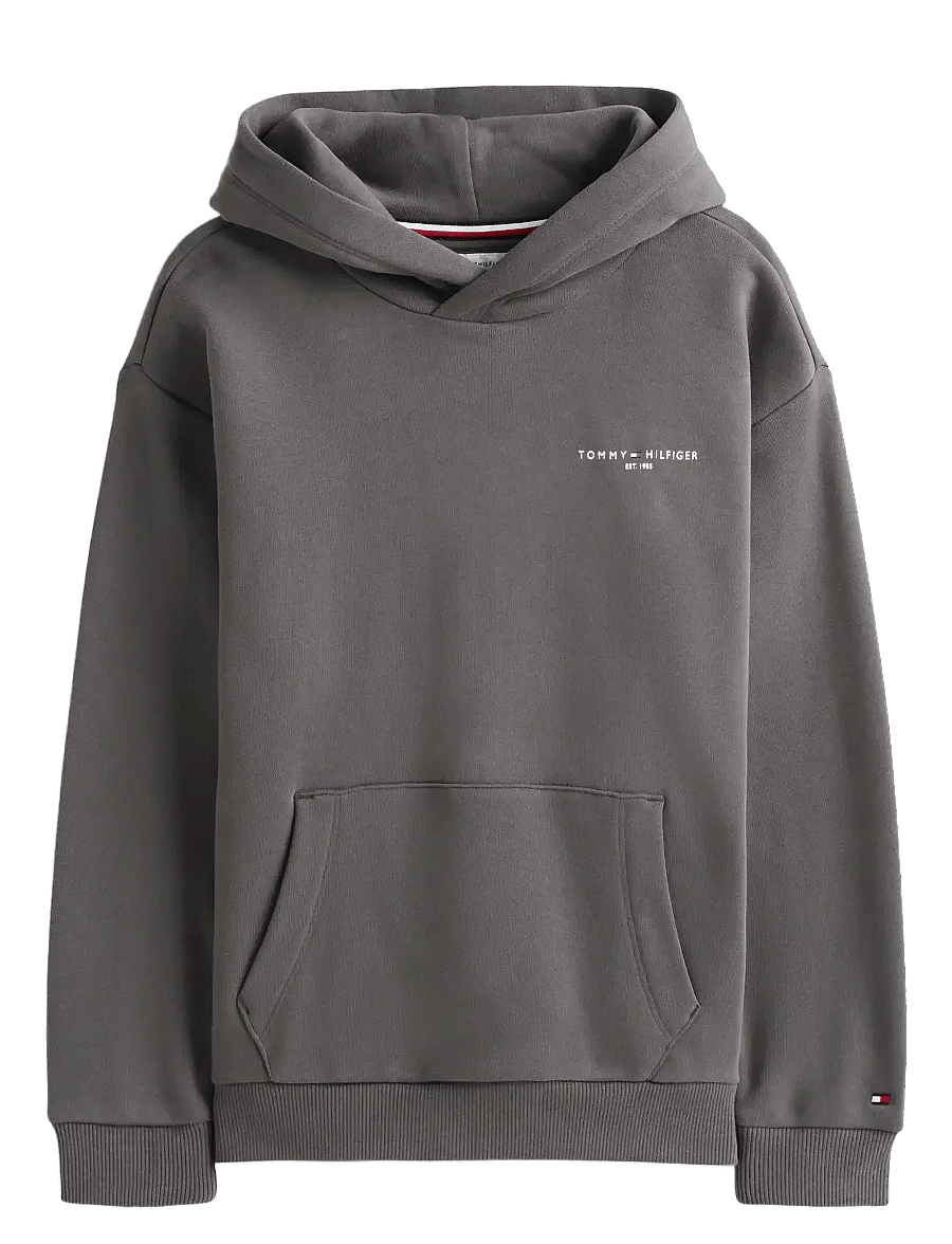 Tommy Hilfiger - MINI CORP HOODIE - kapuutsiga pusad - washed black - 1