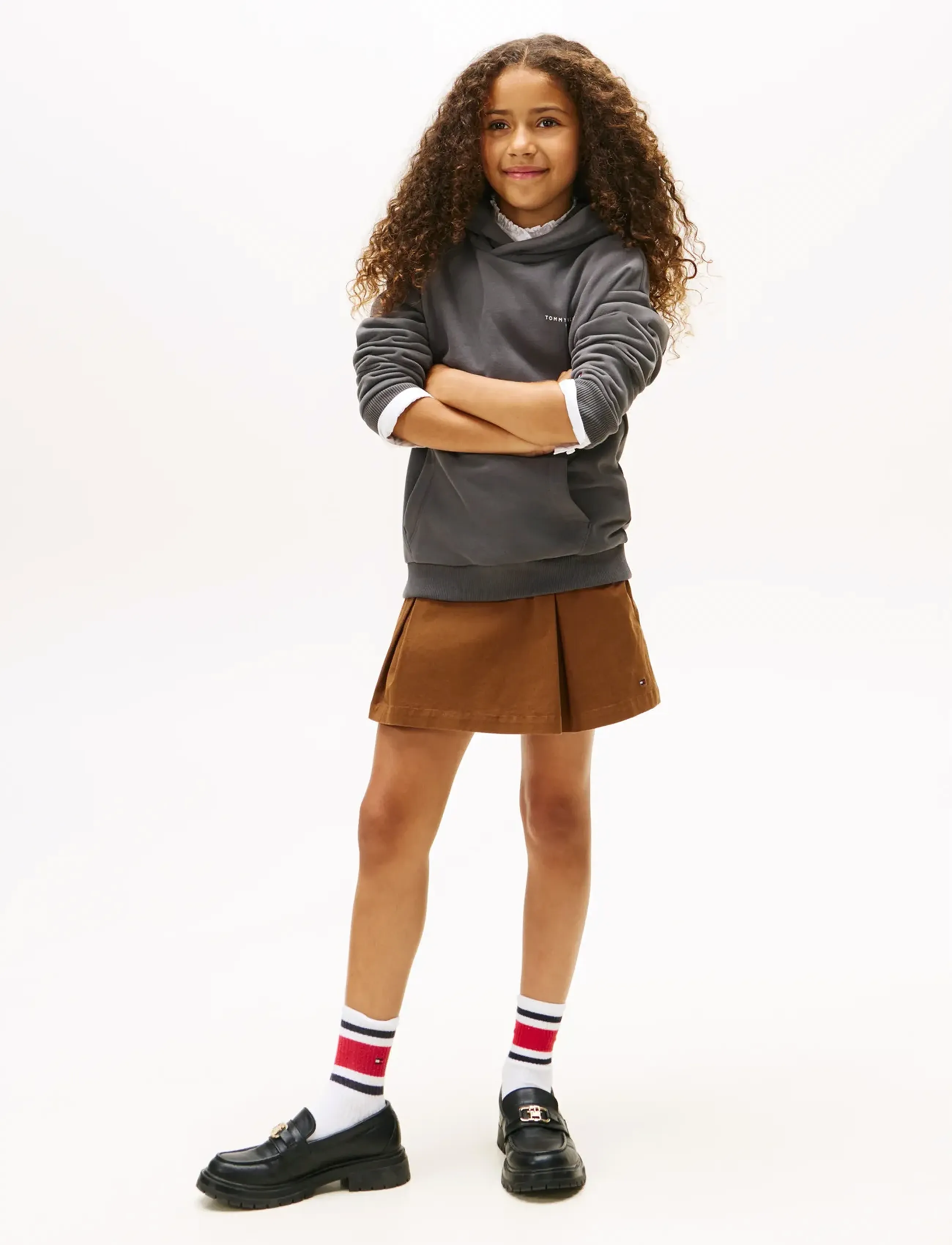 Tommy Hilfiger - MINI CORP HOODIE - hættetrøjer - washed black - 5