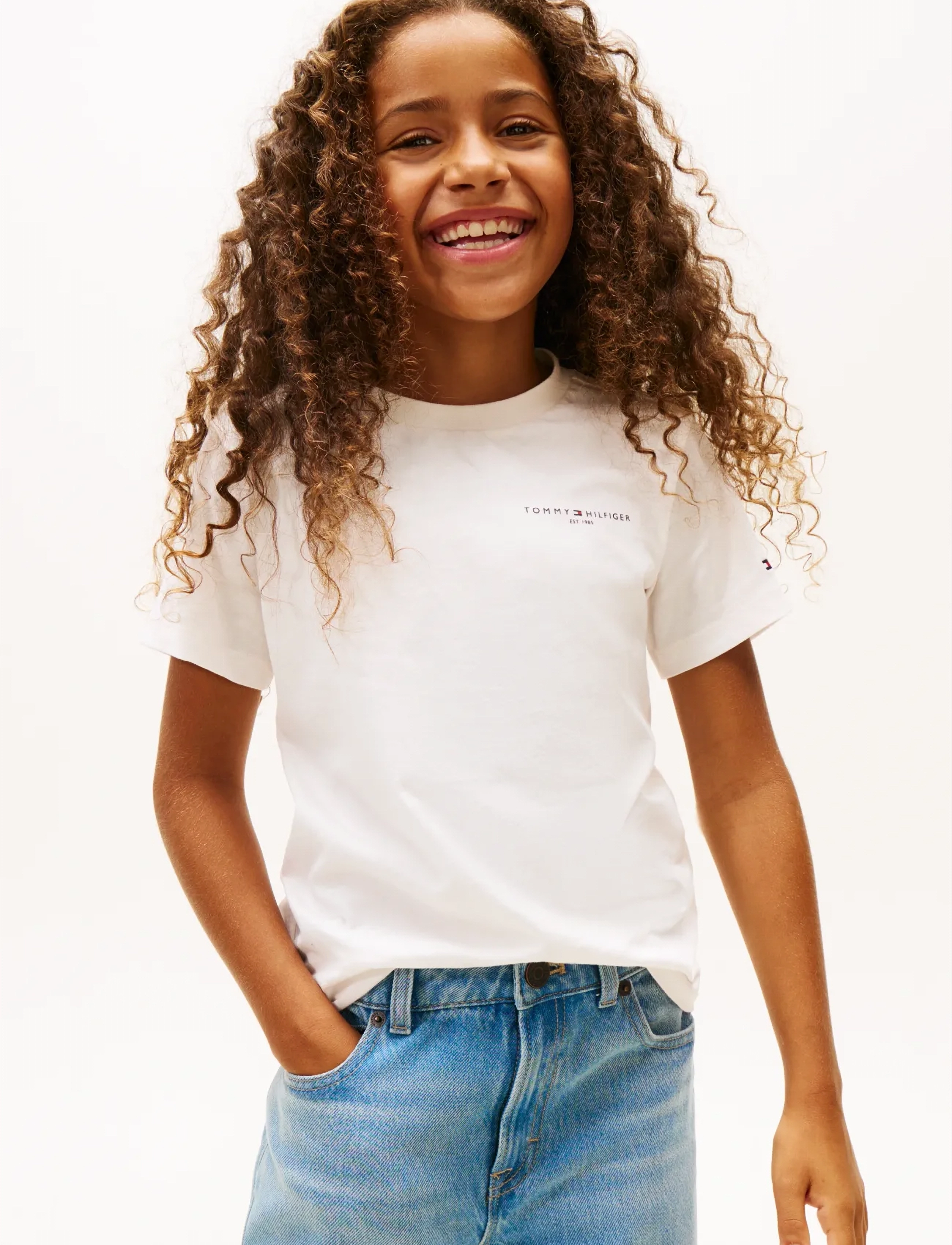 Tommy Hilfiger - MINI CORP T-SHIRT - t-shirts à manches courtes - ancient white - 2