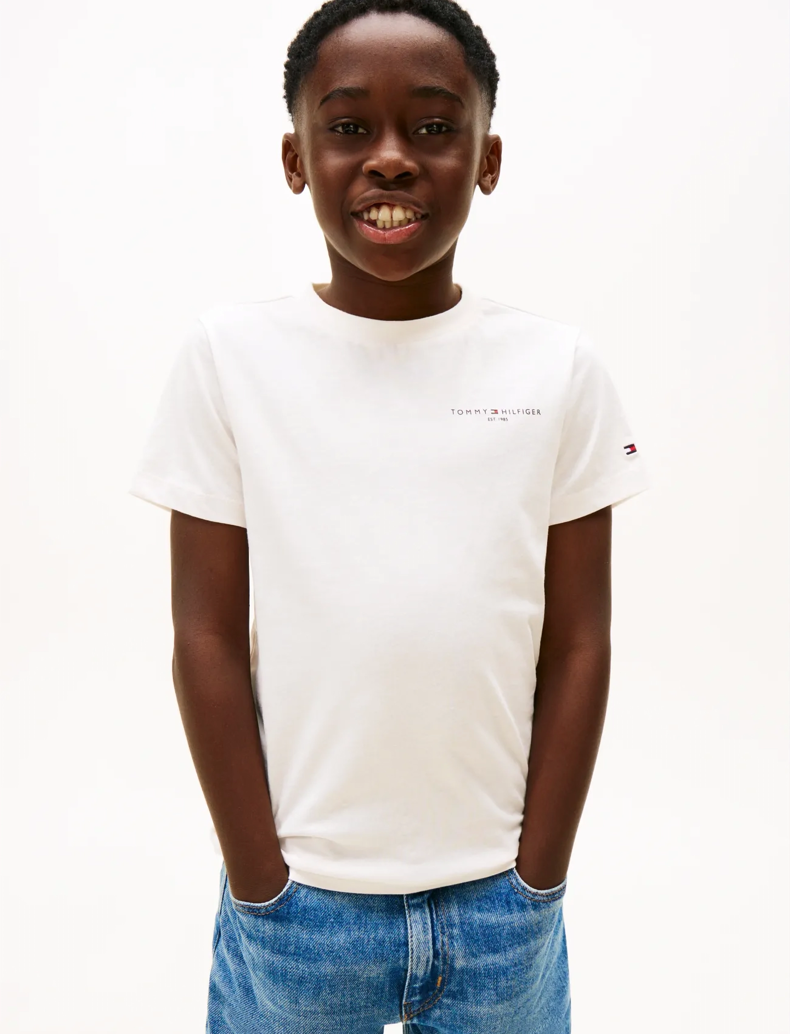 Tommy Hilfiger - MINI CORP T-SHIRT - t-shirts à manches courtes - ancient white - 3