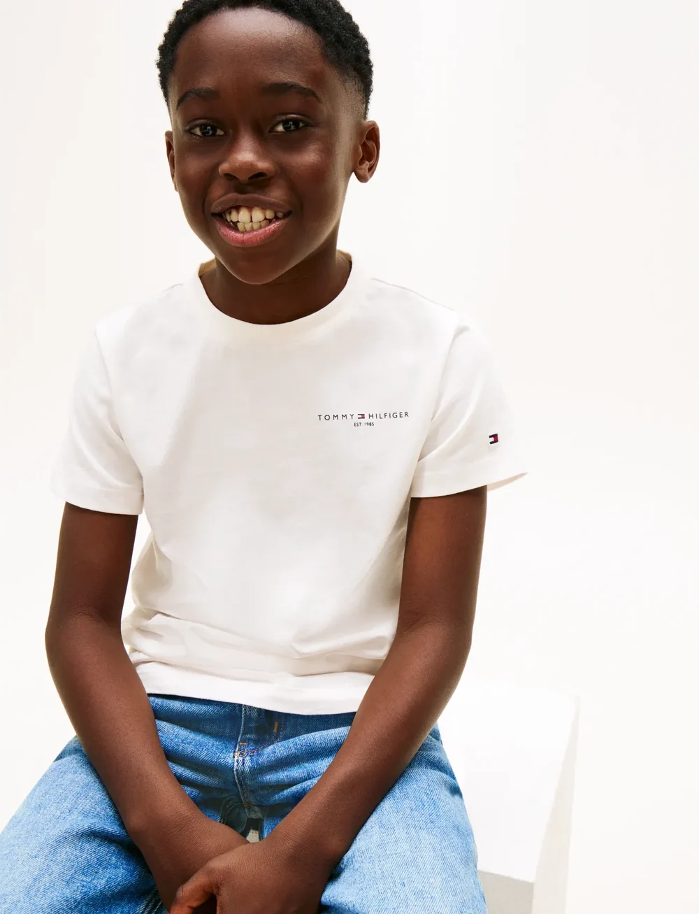 Tommy Hilfiger - MINI CORP T-SHIRT - kurzärmelige - ancient white - 5