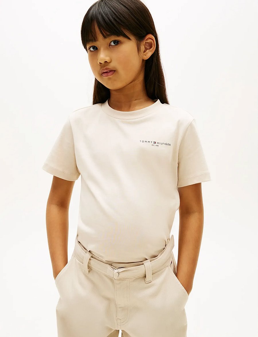 Tommy Hilfiger - MINI CORP T-SHIRT - kurzärmelige - classic beige - 2