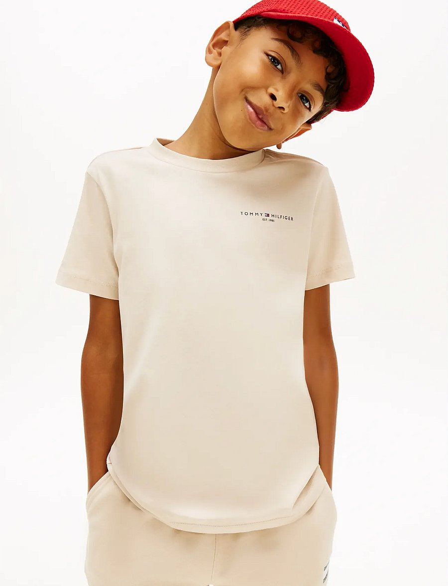 Tommy Hilfiger - MINI CORP T-SHIRT - kurzärmelige - classic beige - 3