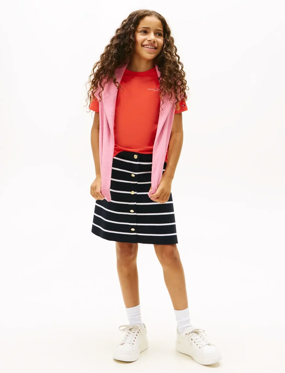 Tommy Hilfiger - MINI CORP T-SHIRT - kortærmede t-shirts - horizon - 4