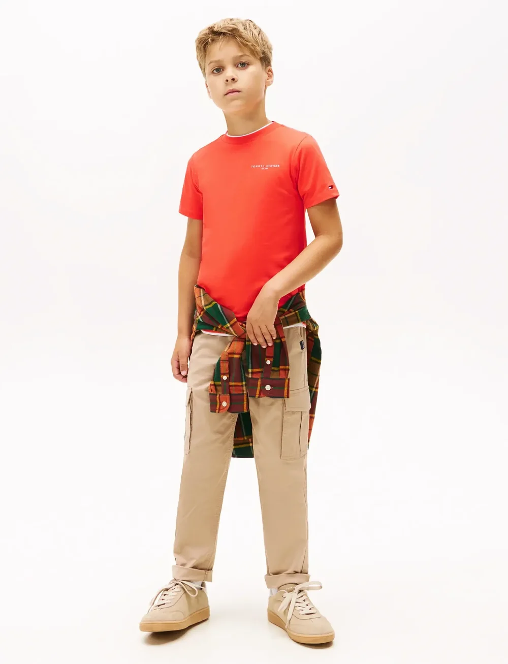 Tommy Hilfiger - MINI CORP T-SHIRT - kortærmede t-shirts - horizon - 5