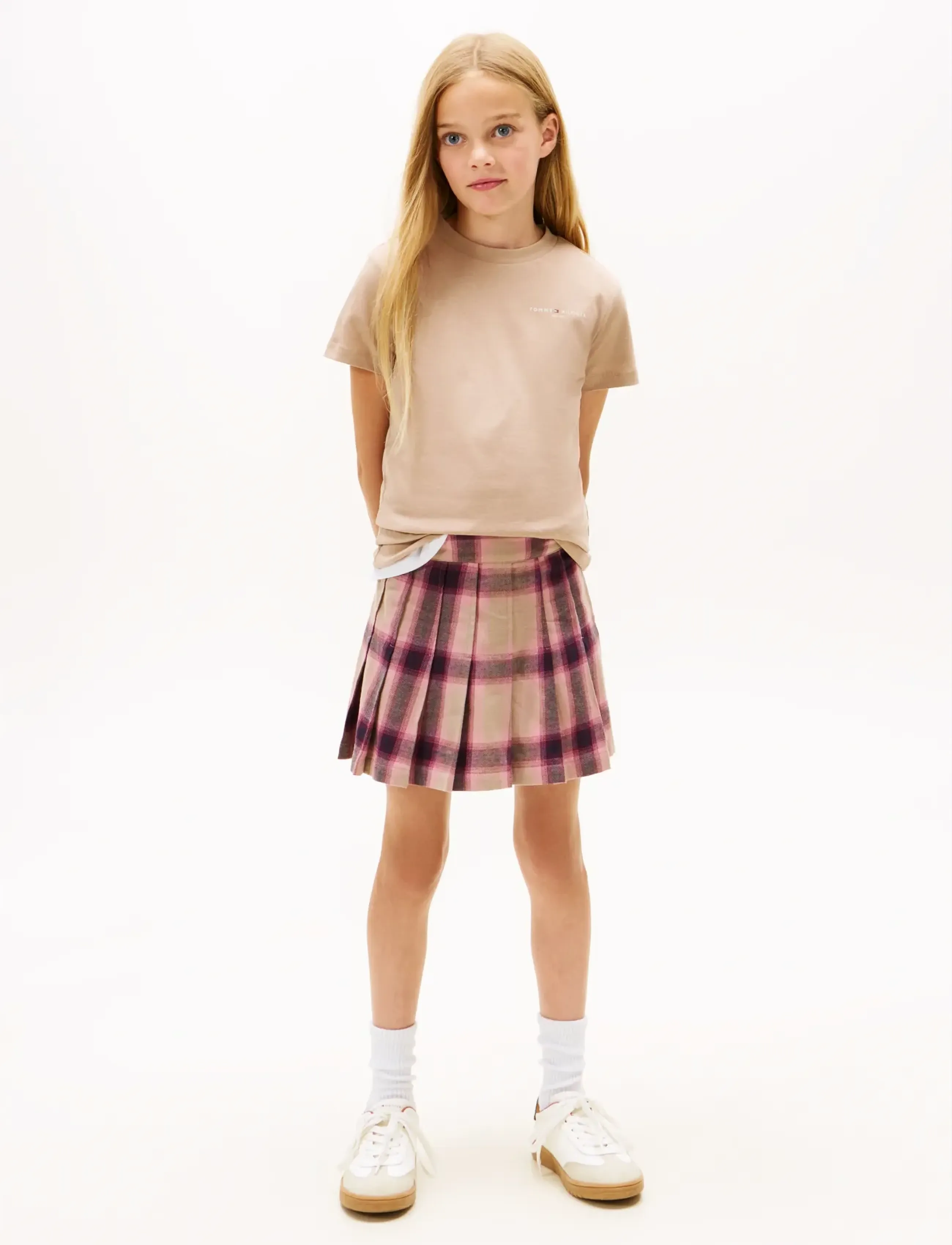 Tommy Hilfiger - MINI CORP T-SHIRT - kortærmede t-shirts - malted milk - 5