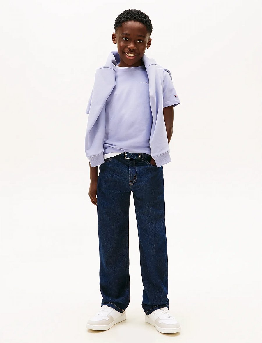 Tommy Hilfiger - MINI CORP T-SHIRT - kurzärmelige - periwinkle dusk - 0