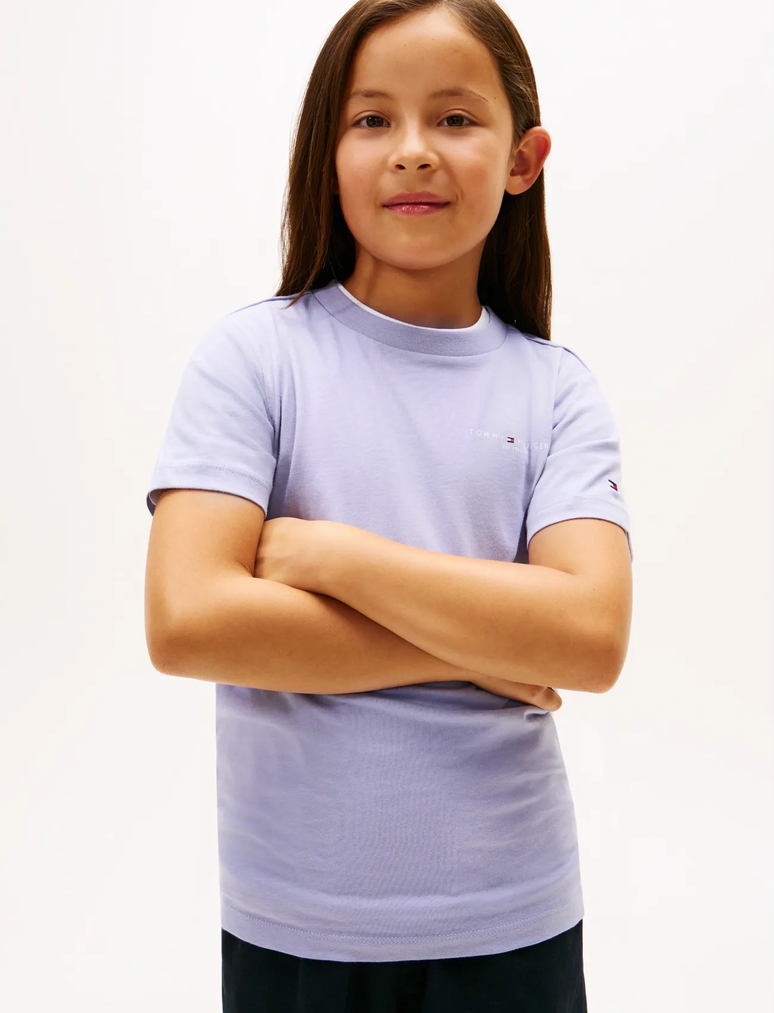 Tommy Hilfiger - MINI CORP T-SHIRT - kortærmede t-shirts - periwinkle dusk - 2