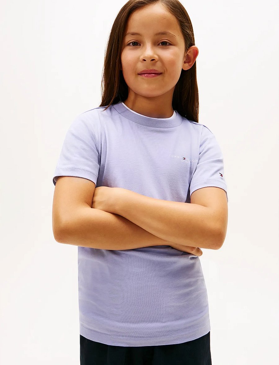 Tommy Hilfiger - MINI CORP T-SHIRT - kurzärmelige - periwinkle dusk - 2