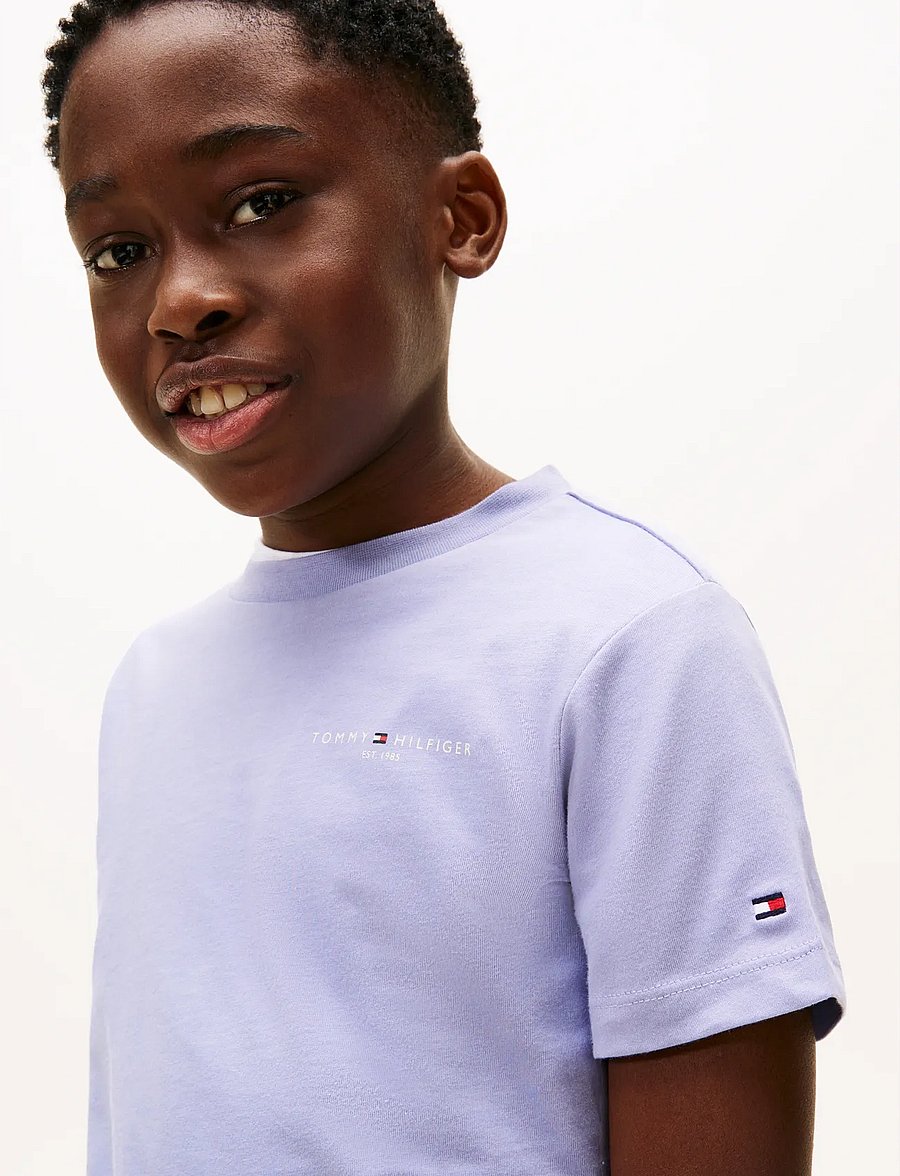 Tommy Hilfiger - MINI CORP T-SHIRT - kurzärmelige - periwinkle dusk - 5