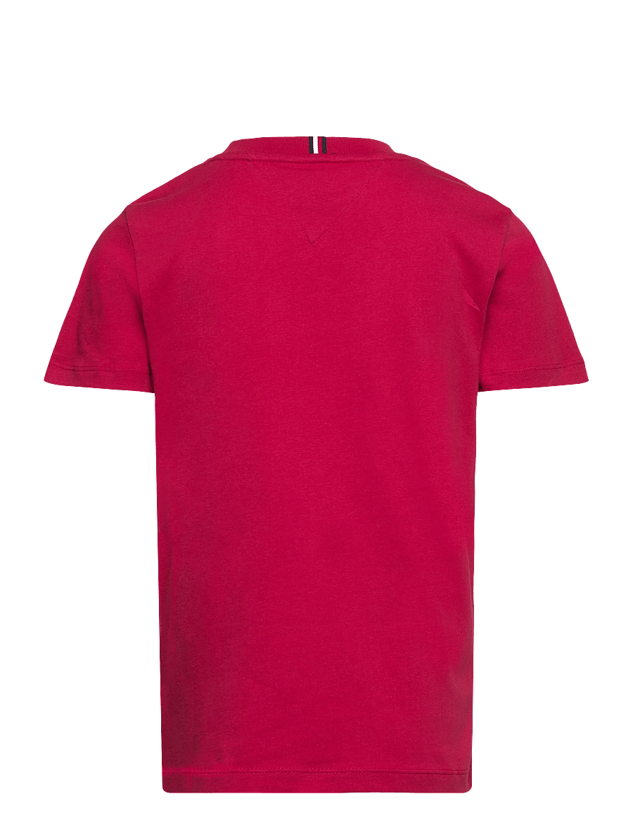 Tommy Hilfiger - MINI CORP T-SHIRT - kurzärmelige - ruby rhubarb - 1