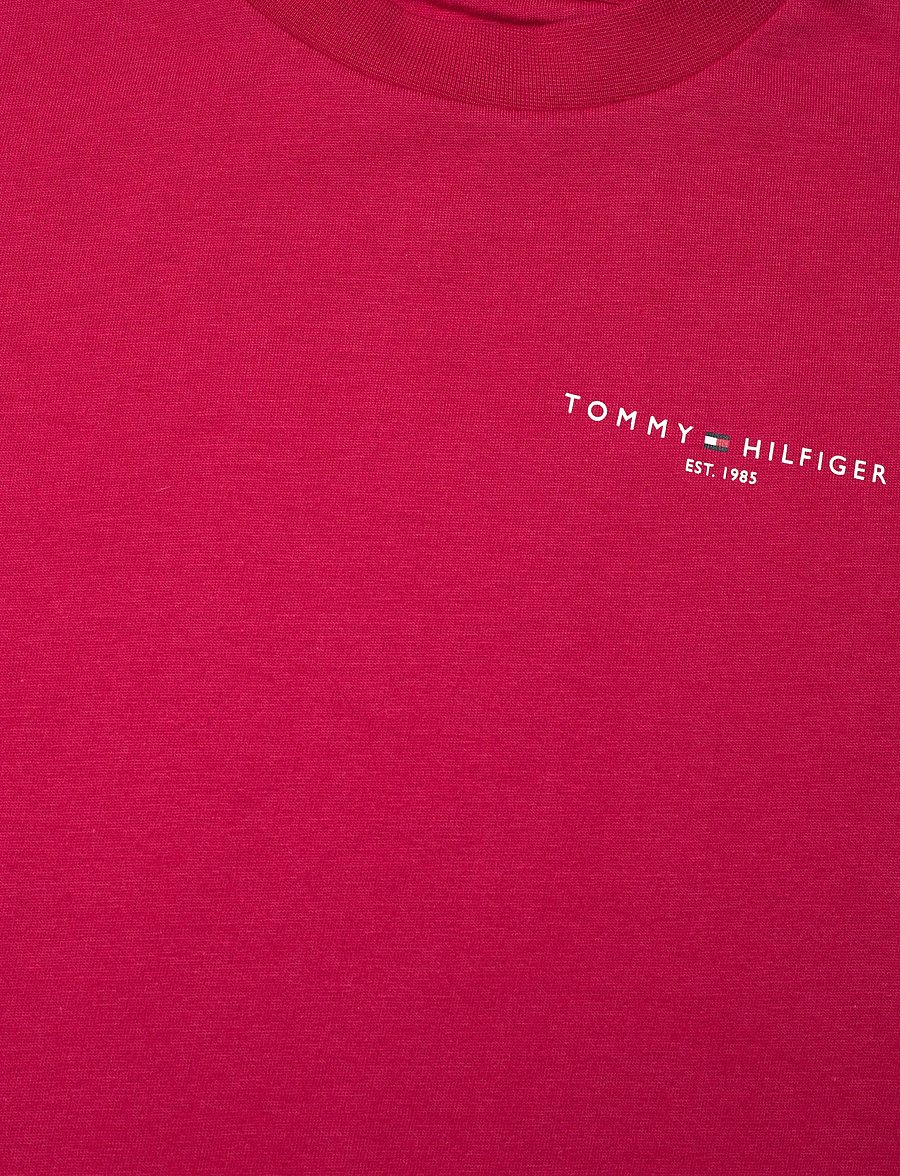 Tommy Hilfiger - MINI CORP T-SHIRT - kurzärmelige - ruby rhubarb - 3