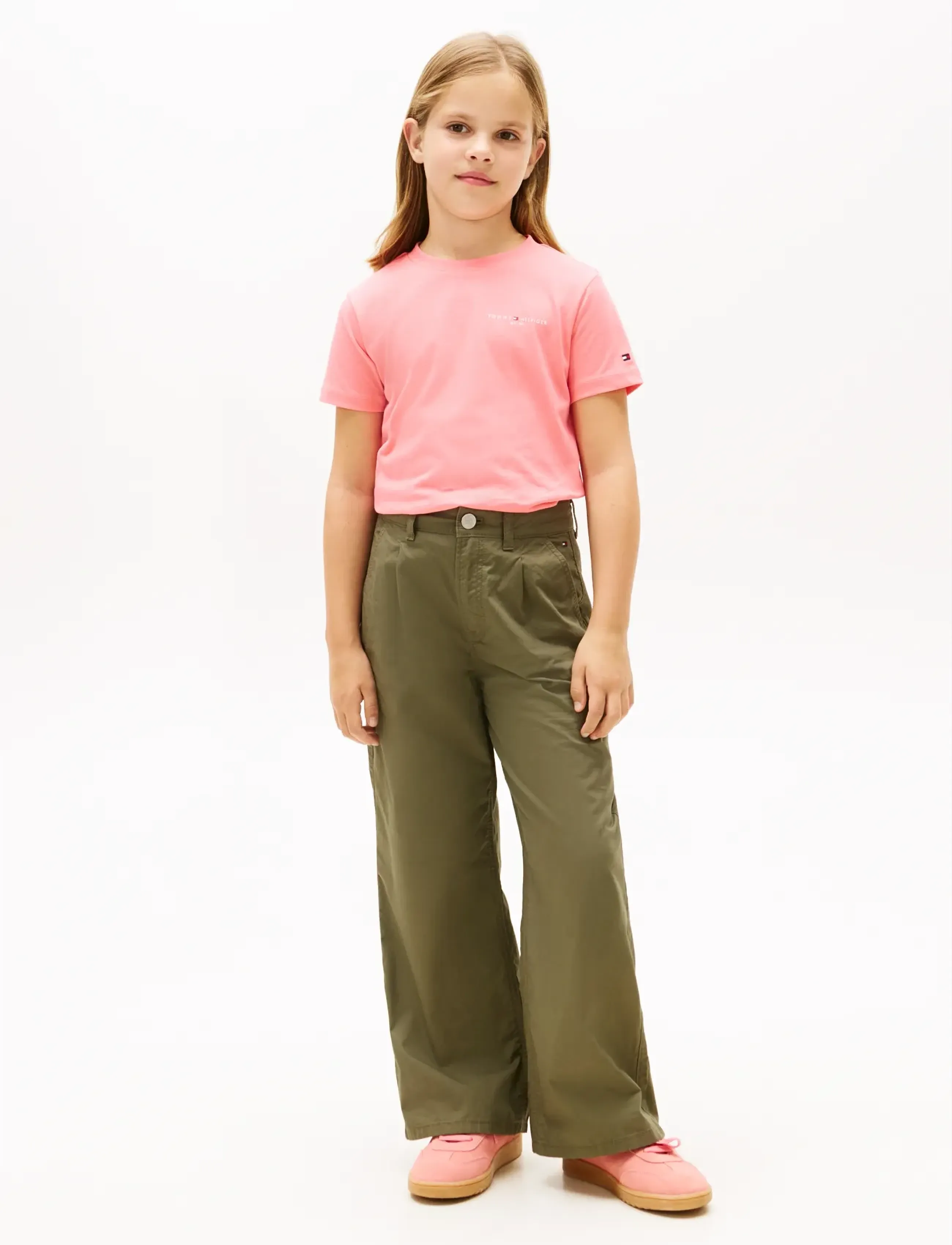Tommy Hilfiger Mini Corp T-Shirt, 176, T-shirts, Rosa - Short-sleeved, Kinder