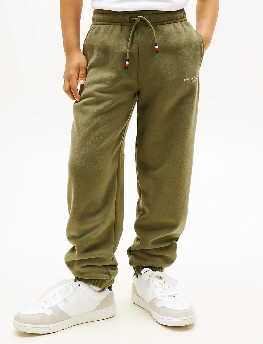 Tommy Hilfiger - MINI CORP SWEATPANTS - jogginghosen - battle green - 0