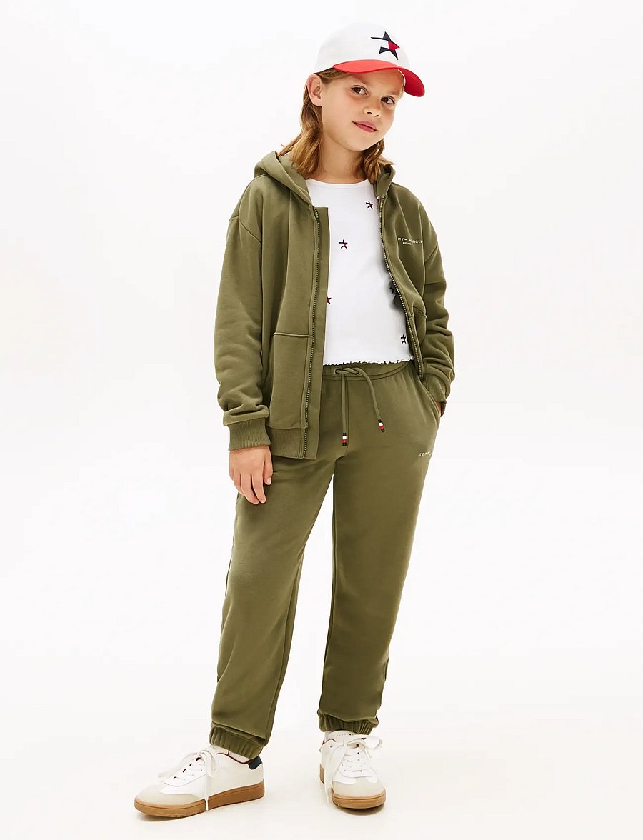 Tommy Hilfiger - MINI CORP SWEATPANTS - jogginghosen - battle green - 3