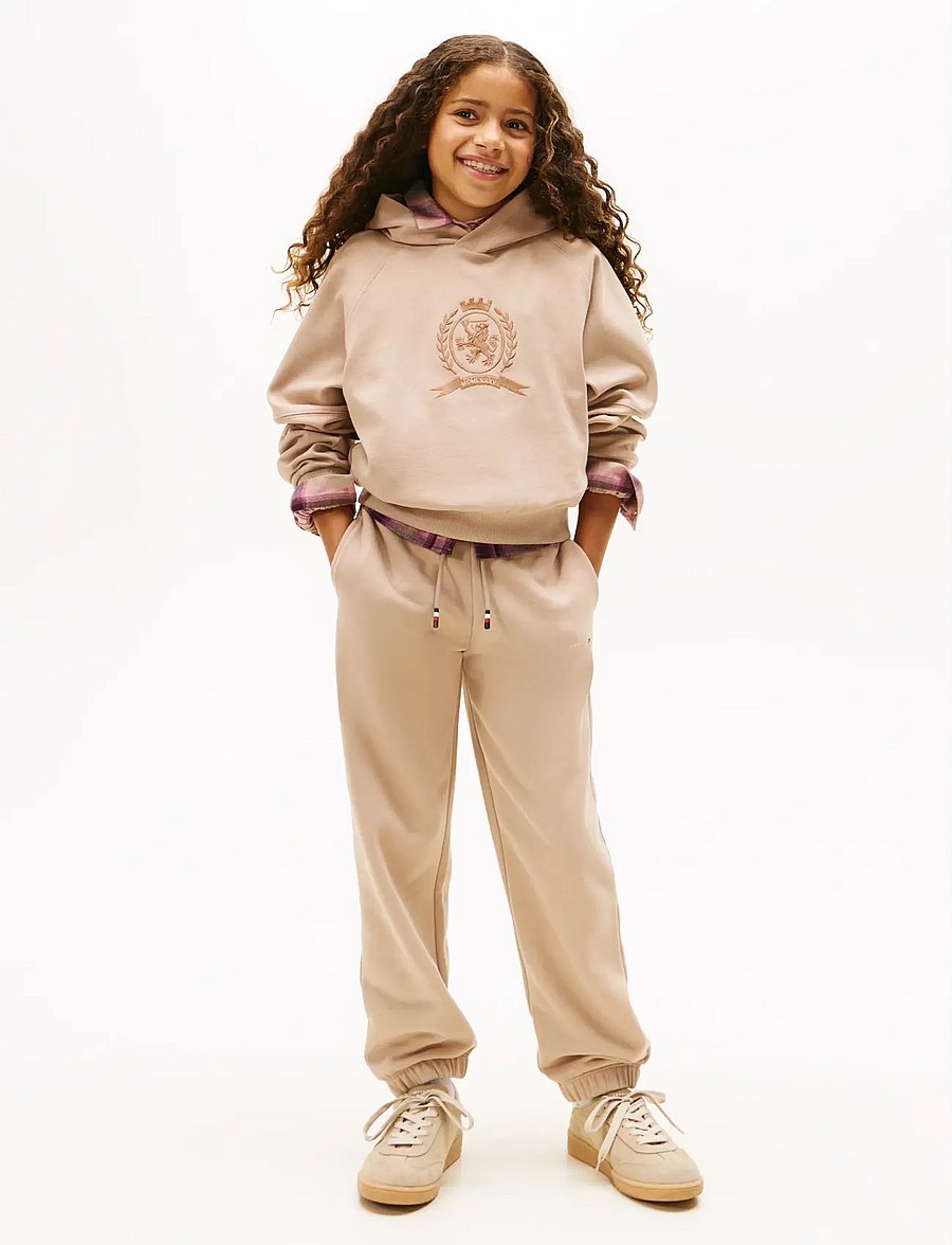 Tommy Hilfiger - MINI CORP SWEATPANTS - jogginghosen - malted milk - 1