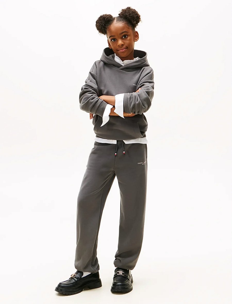 Tommy Hilfiger - MINI CORP SWEATPANTS - jogginghosen - washed black - 2