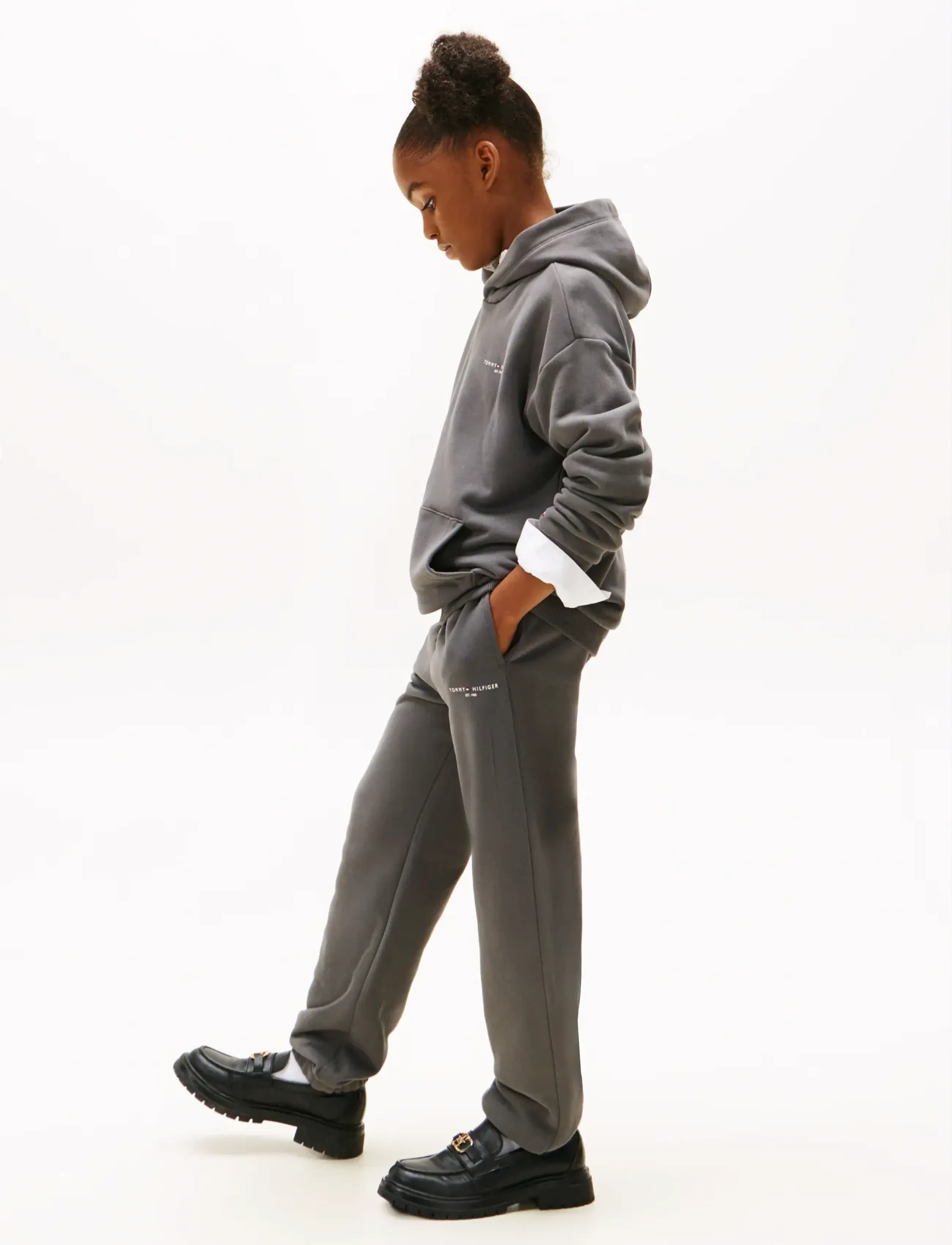 Tommy Hilfiger - MINI CORP SWEATPANTS - sweatpants - washed black - 5