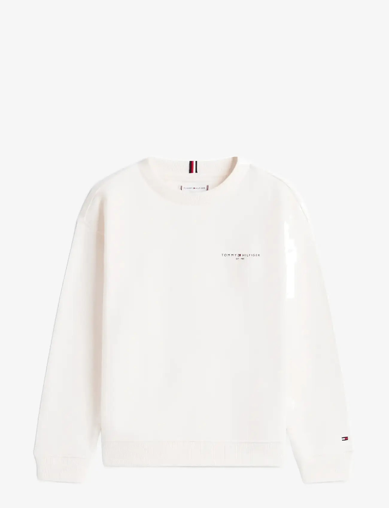 Tommy Hilfiger - MINI CORP C-NECK SWEATSHIRT - sweatshirts - ancient white - 0