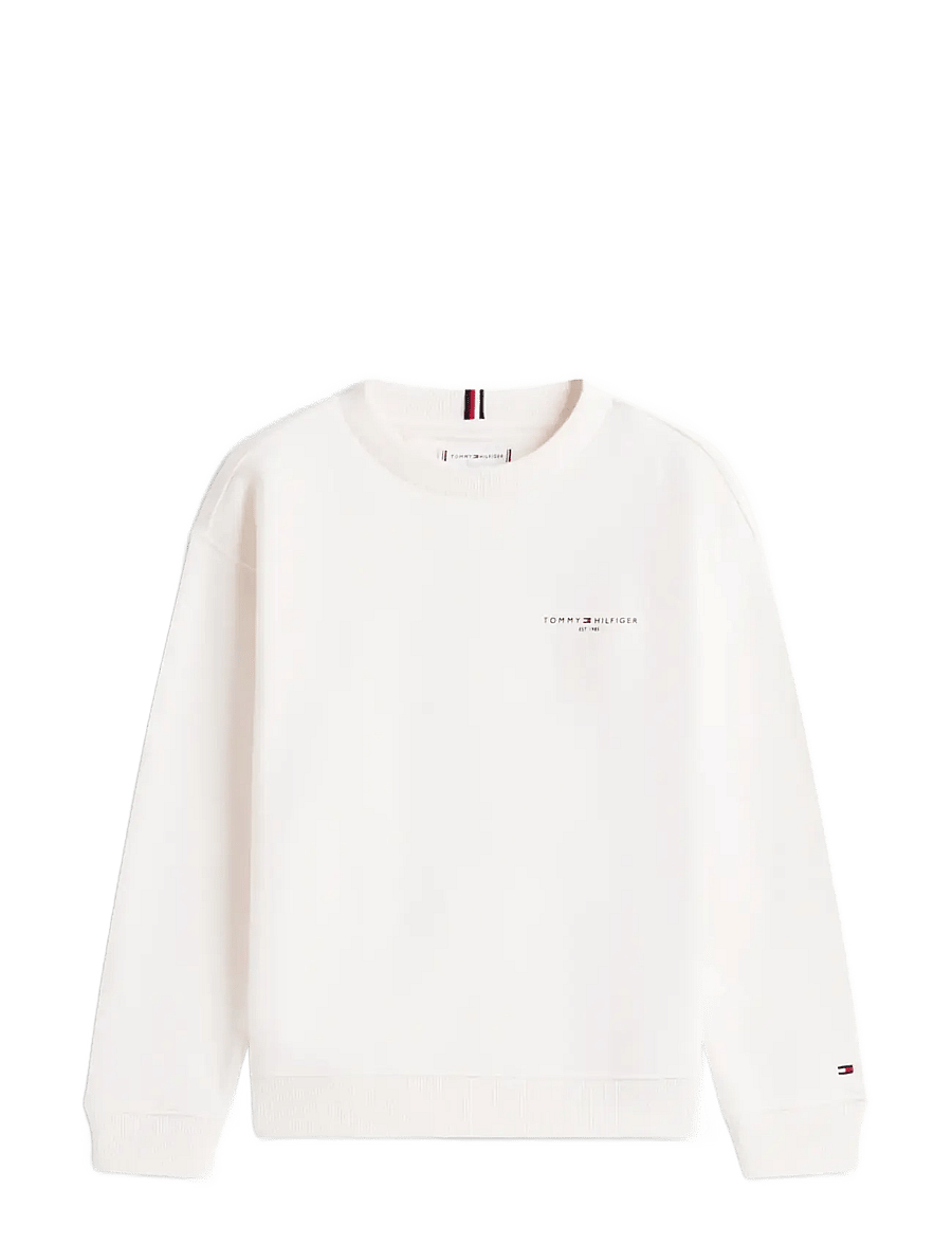 Tommy Hilfiger - MINI CORP C-NECK SWEATSHIRT - sweatshirts - ancient white - 0